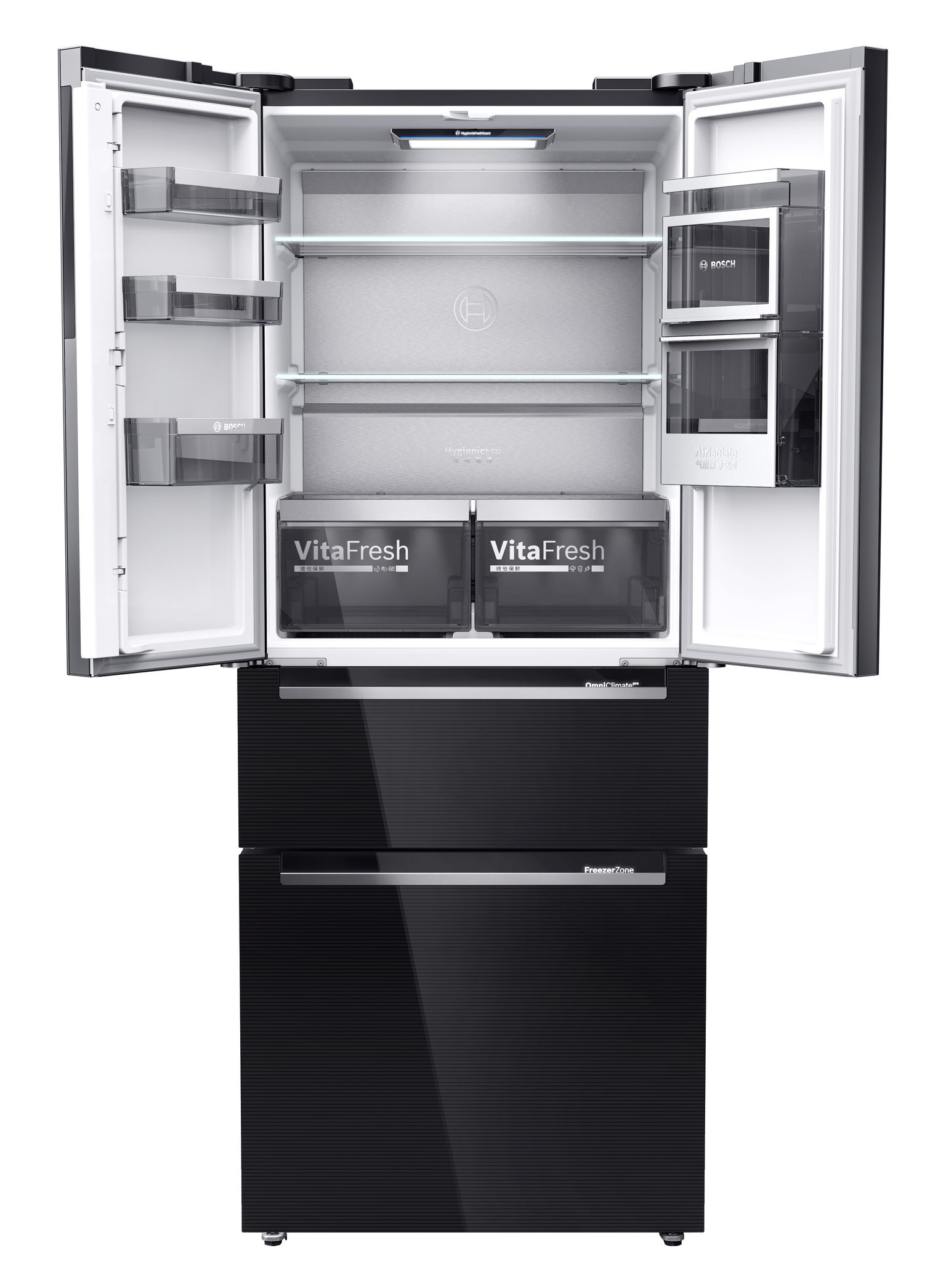 BOSCH new Multi-door hygiene range fridge