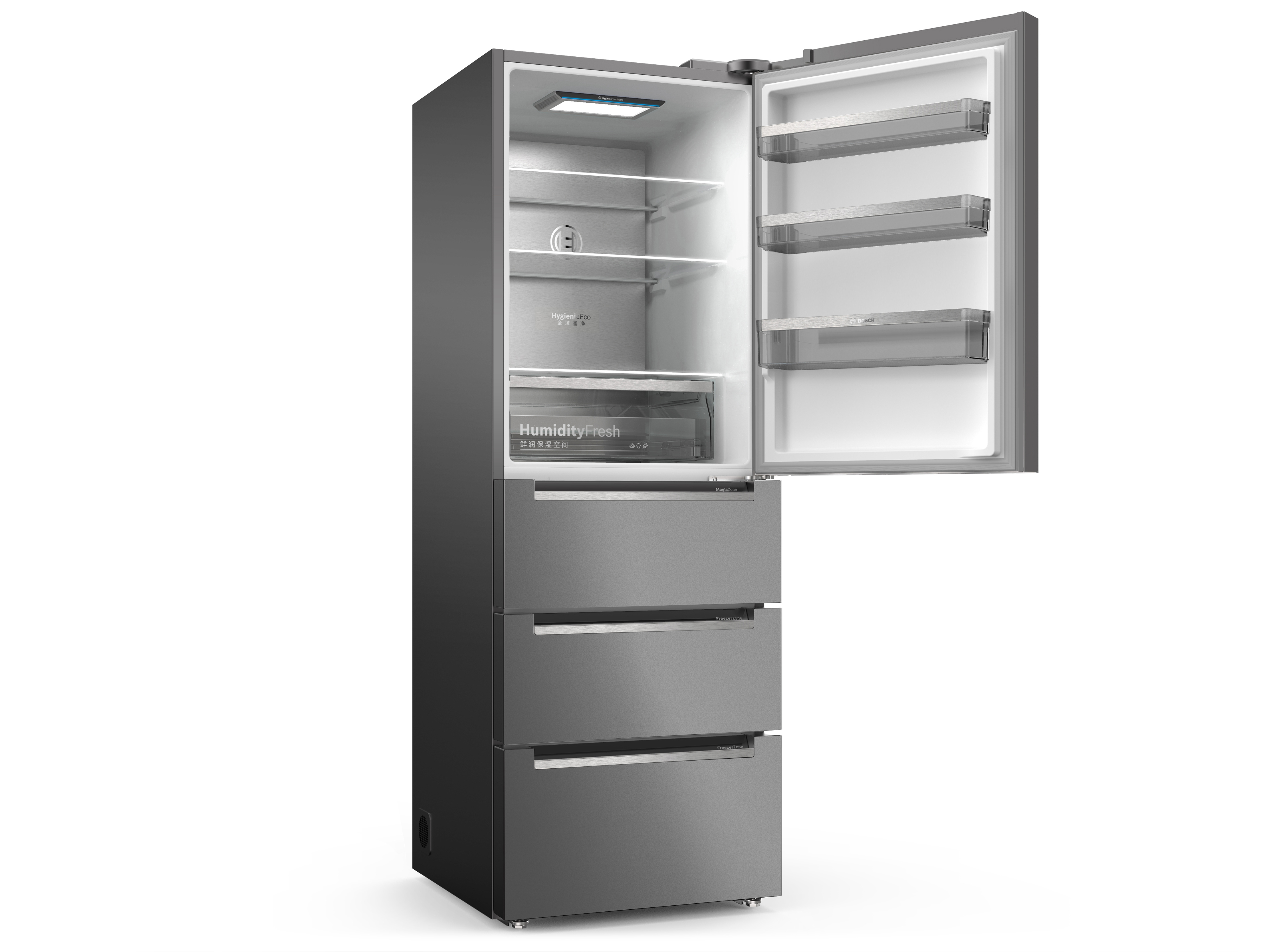 BOSCH Multi-door hygienic fresh fridge