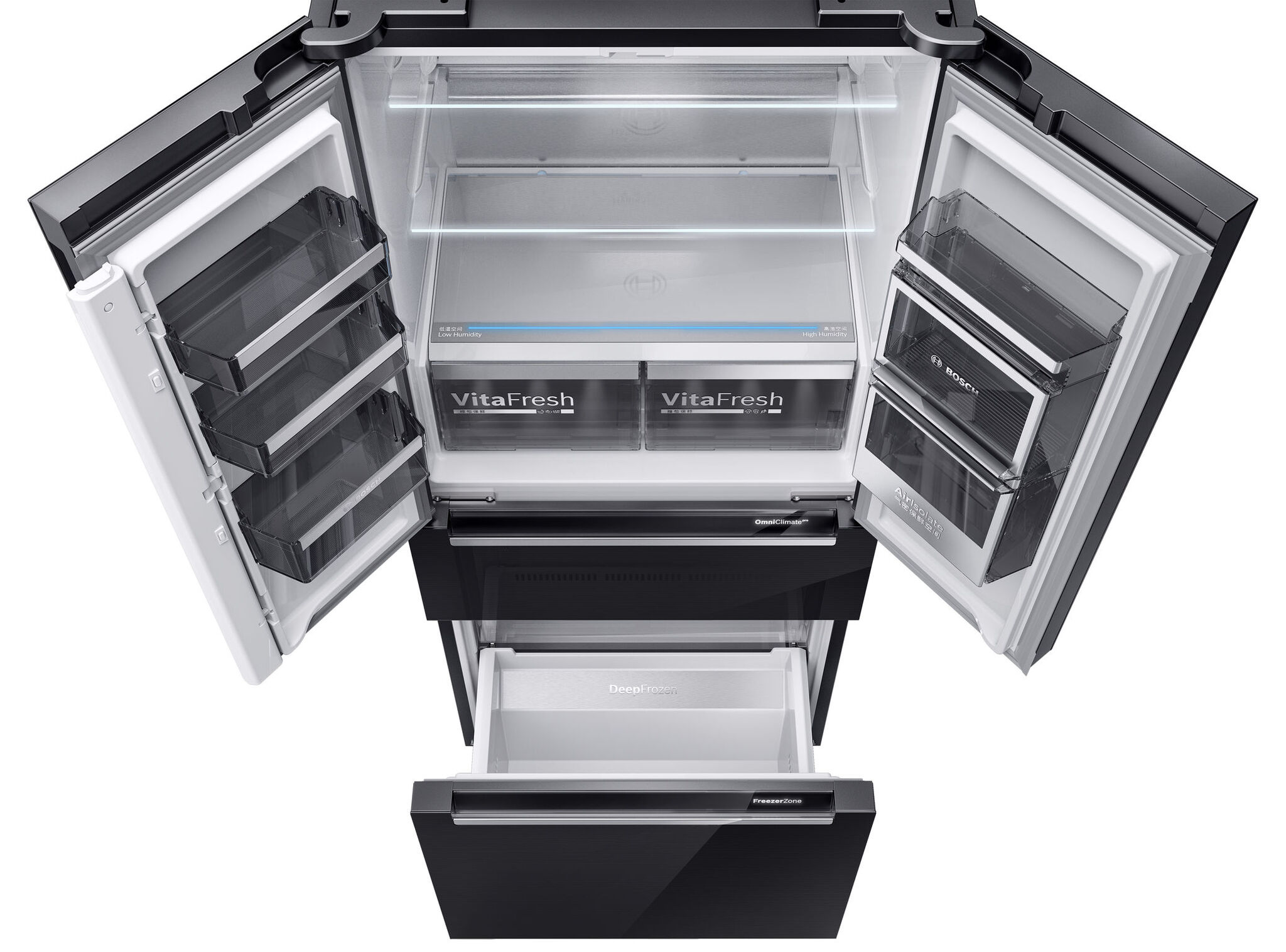 BOSCH new Multi-door hygiene range fridge