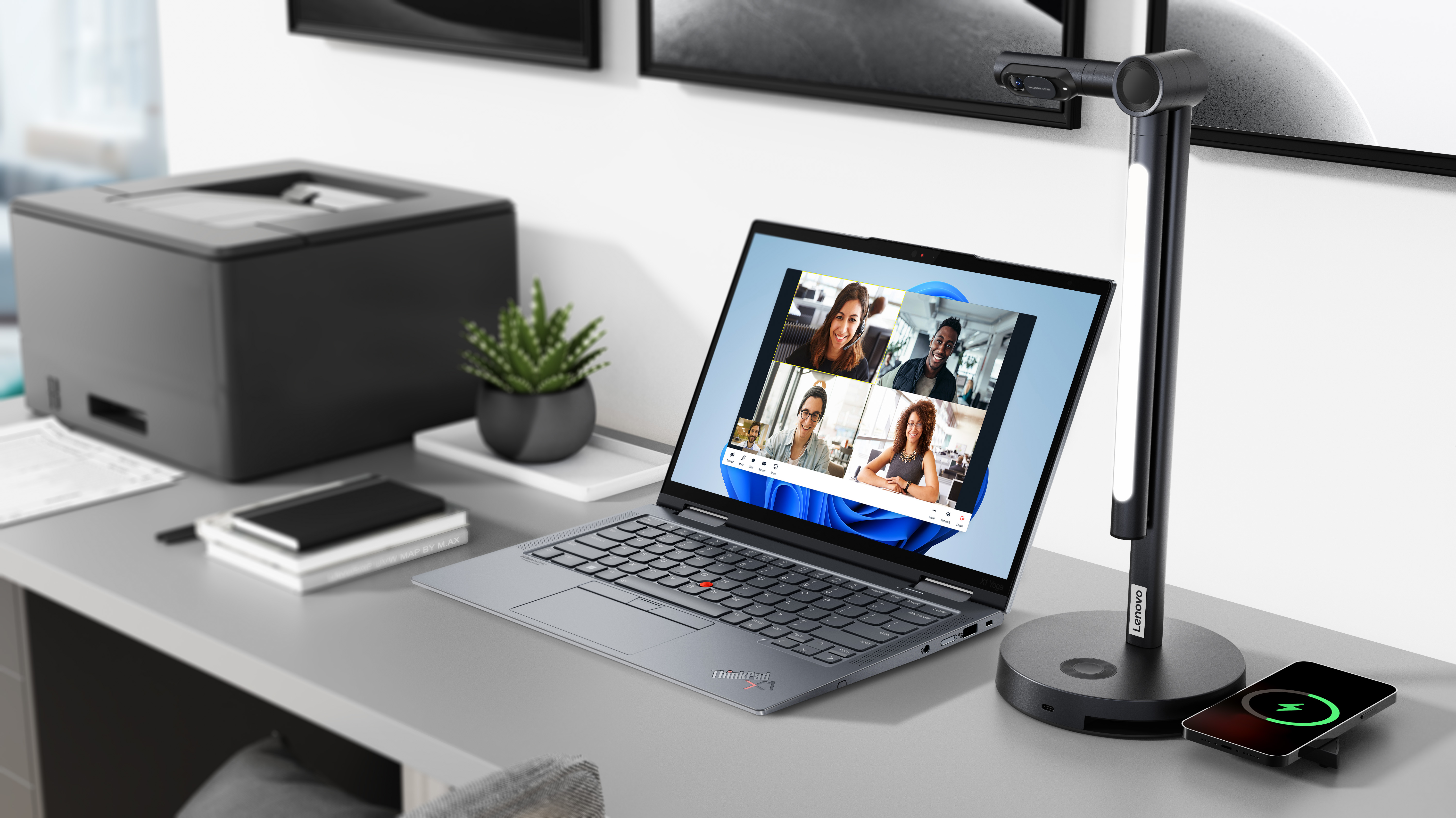 Lenovo Go Desk Station with Webcam