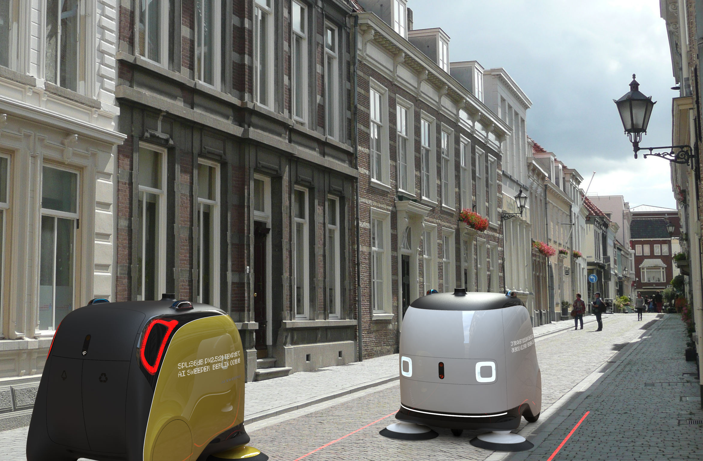 Interactive Intelligent Unmanned Sweeper