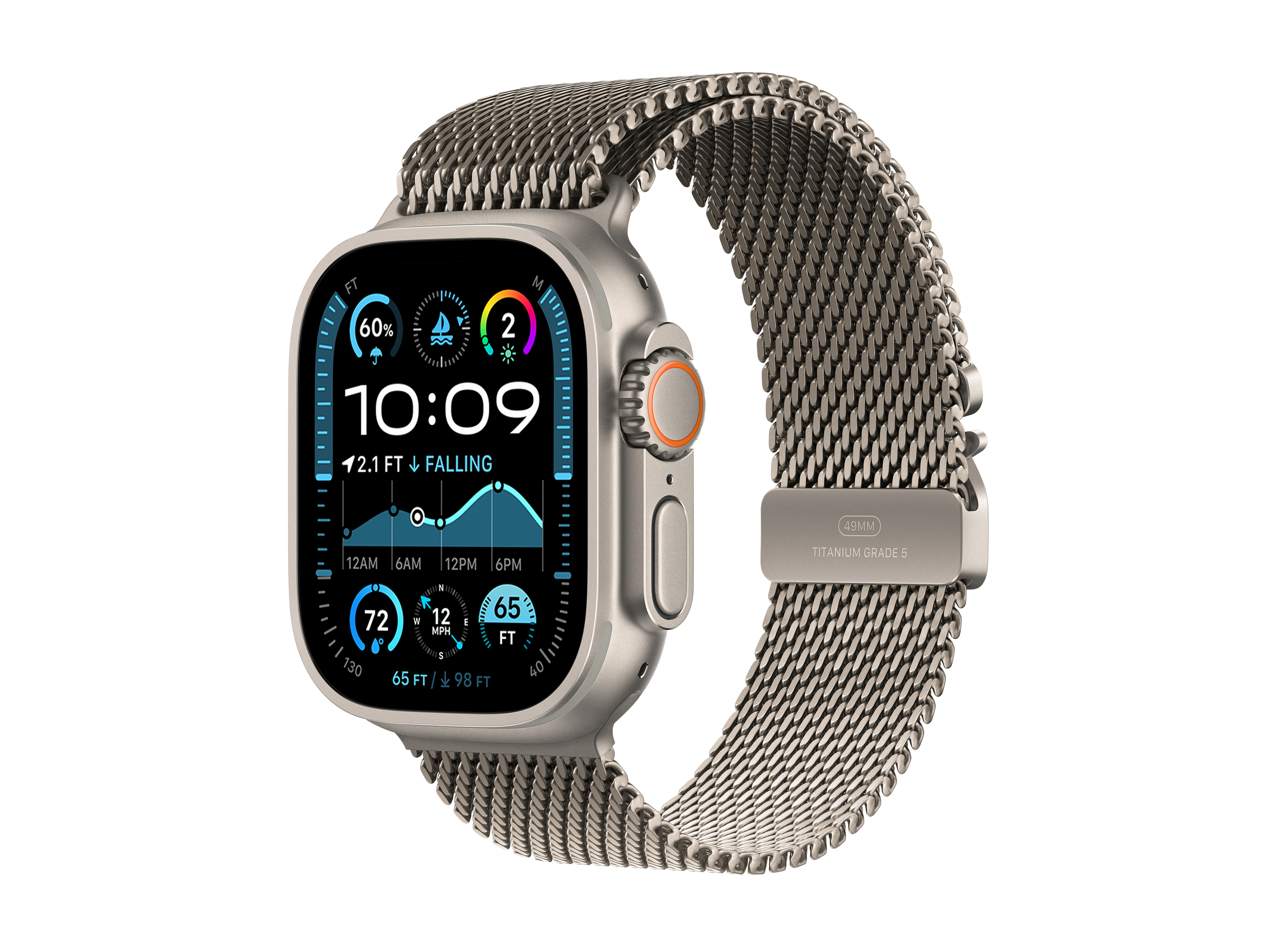 Apple Watch Ultra Titanium Milanese Loop