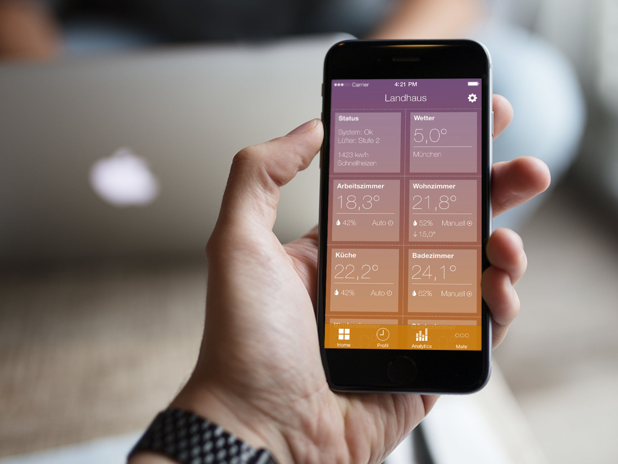 Smart Room Heating App