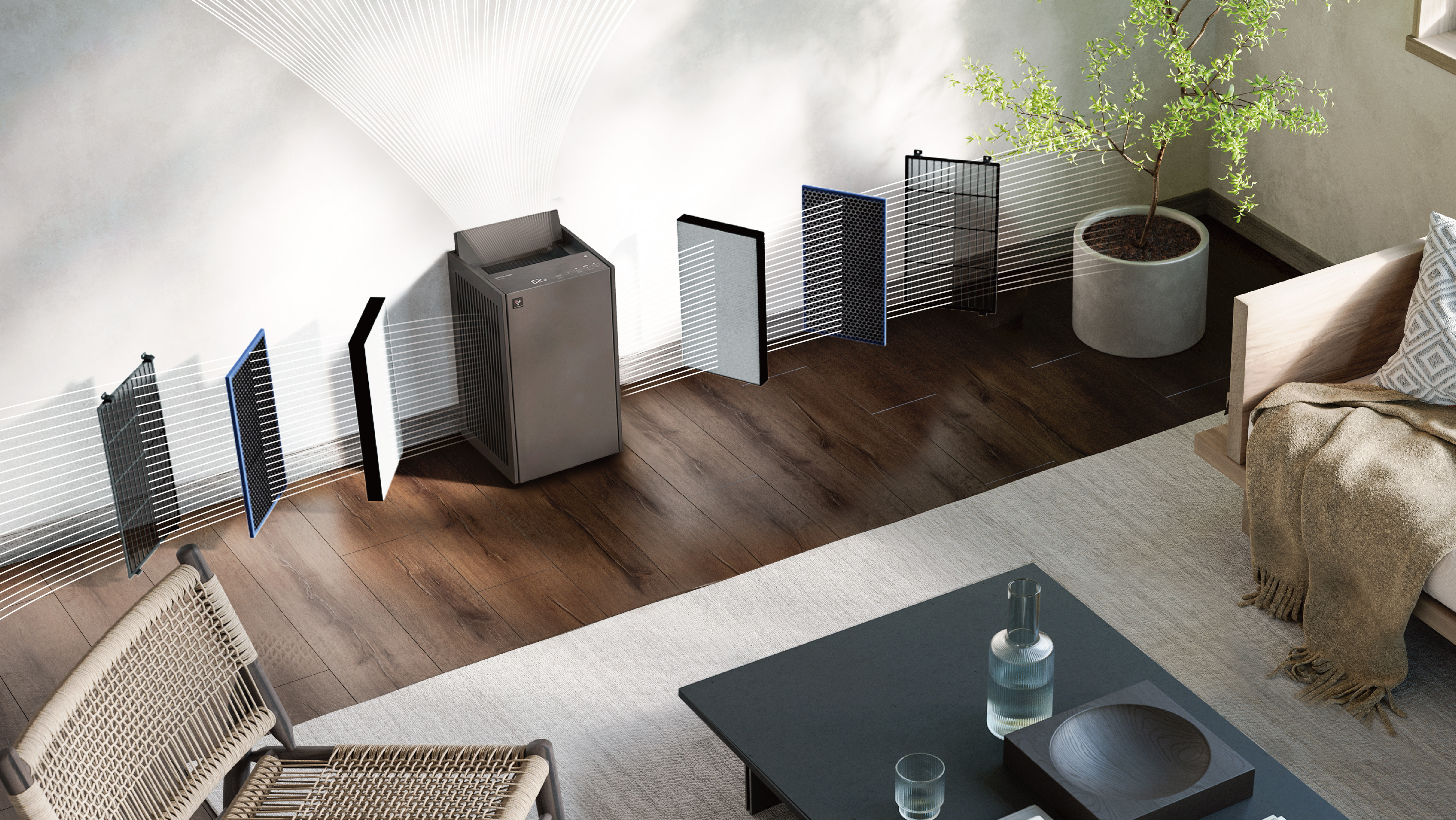 SHARP Plasmacluster air purifier
