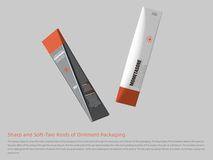 Sharp and Soft - Two Kinds of Ointment Packaging