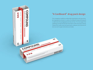 “A Cardboard” drug pack design