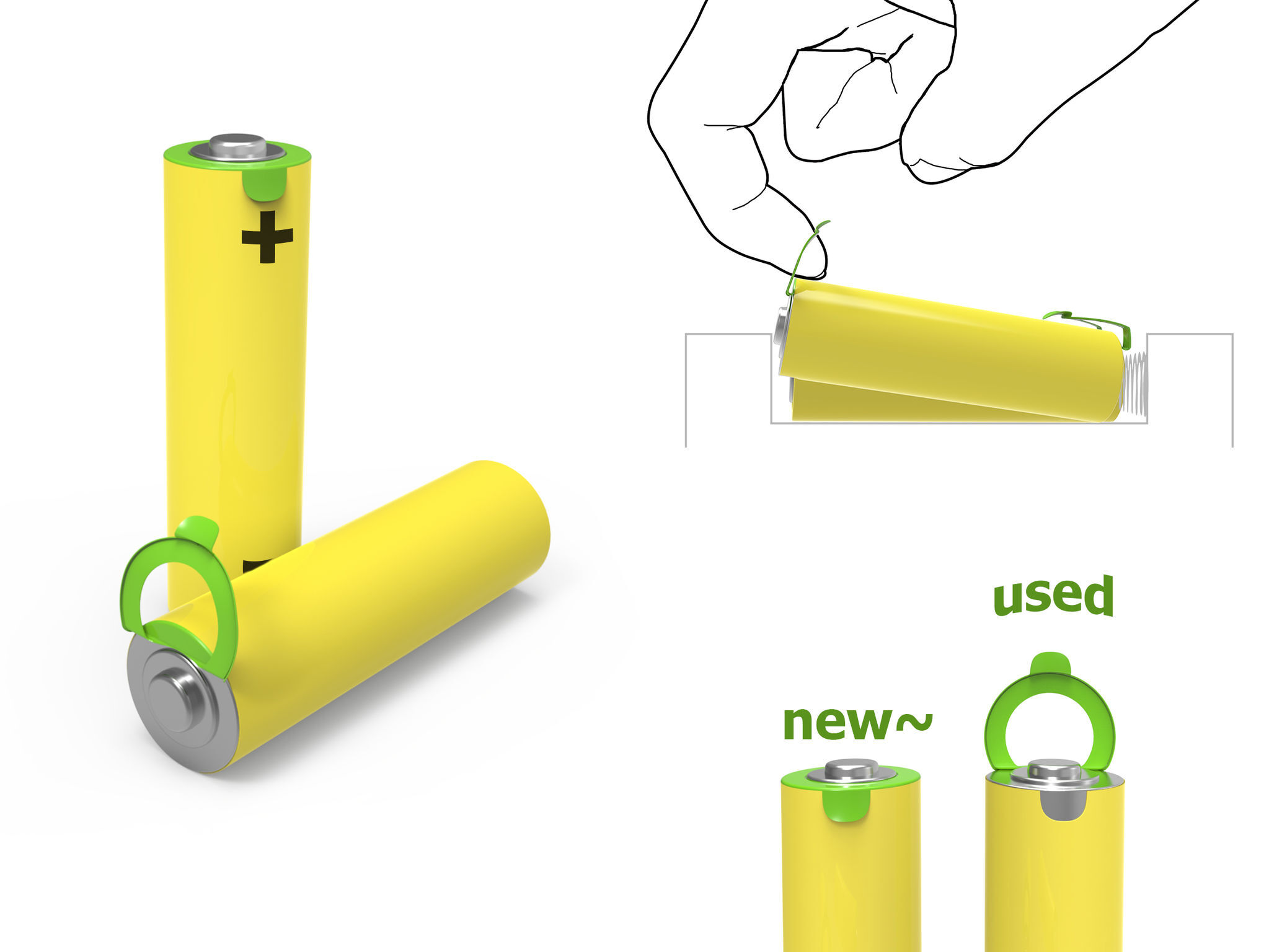 Lift-ring Battery