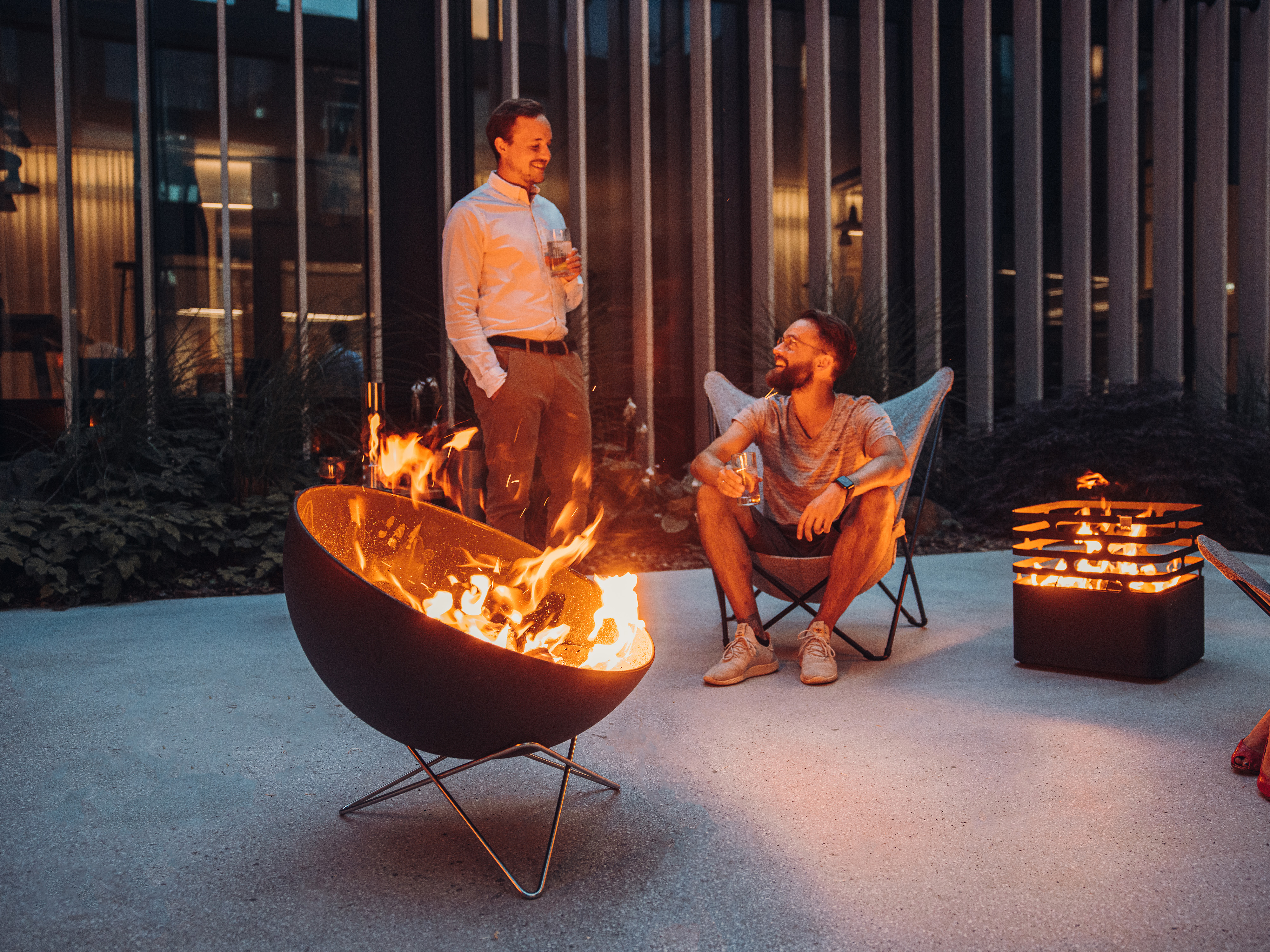 BOWL Modular Fire Bowl, Barbecue & Outdoor Kitchen