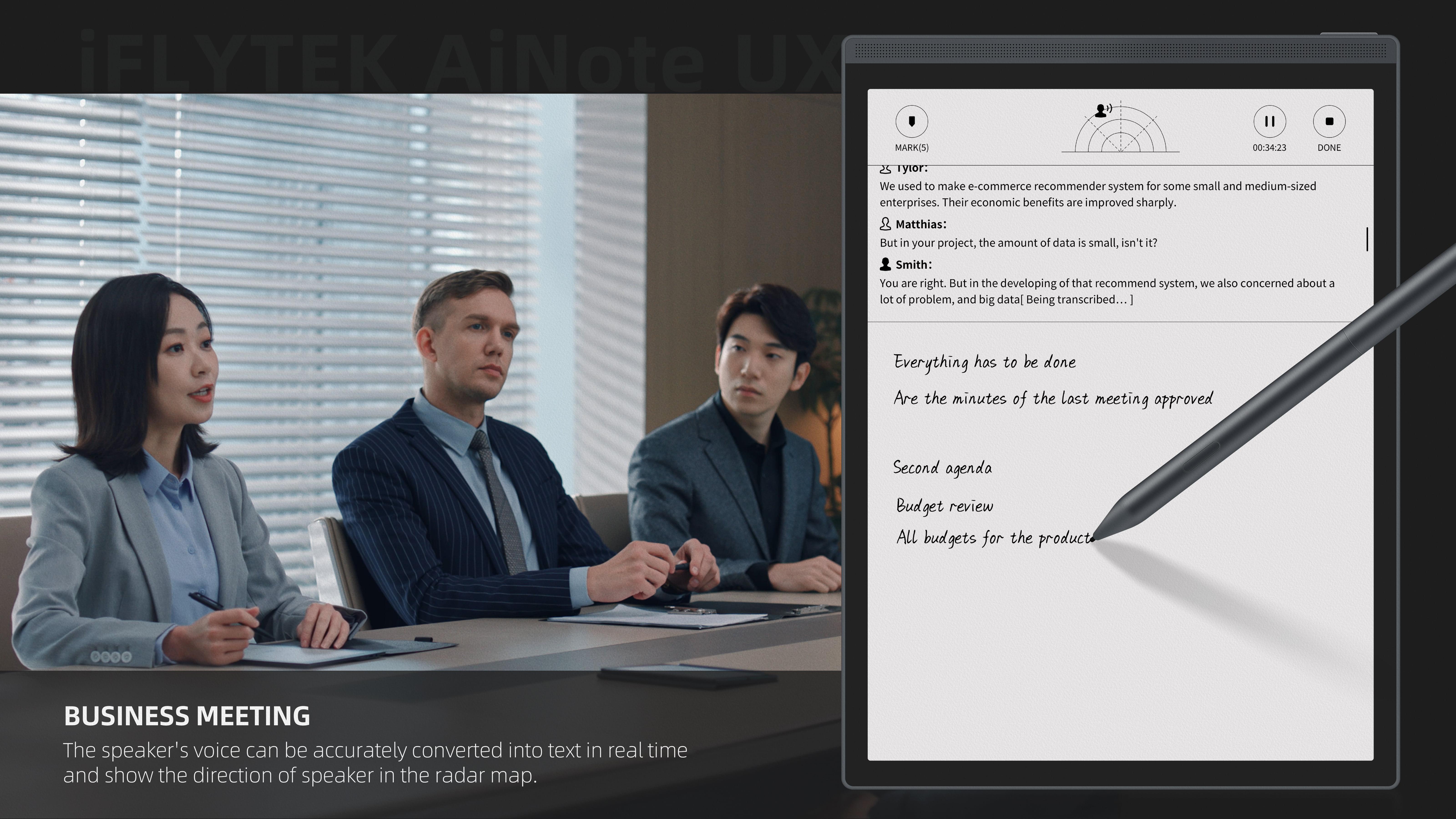 iFLYTEK AiNote UX - A.I. Voice Recording