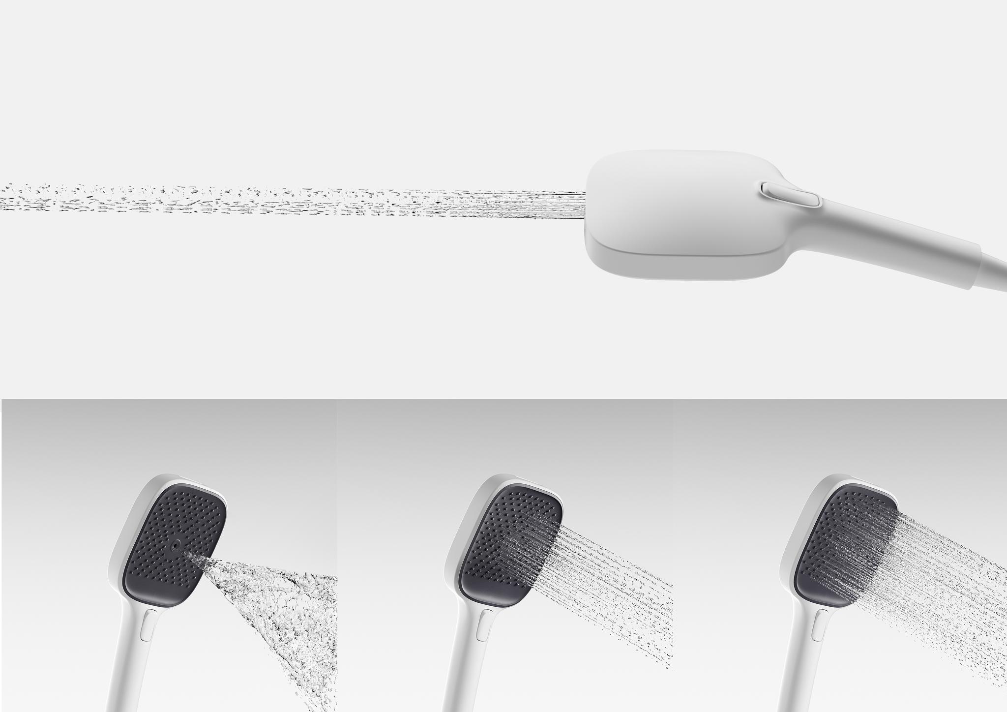 Three plus one 4-function showerhand