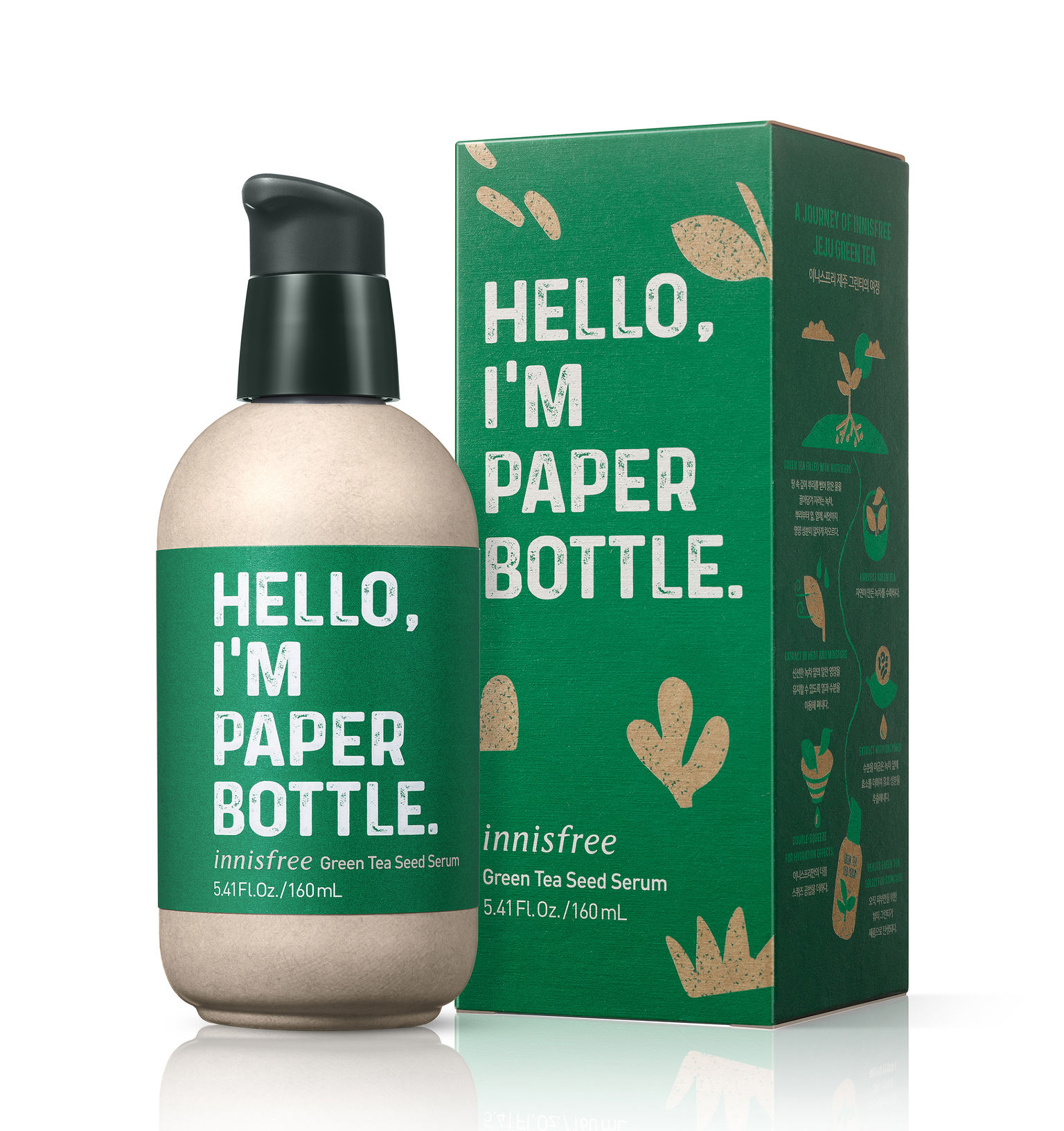 Innisfree's Green Tea Seed Serum Paper Bottle