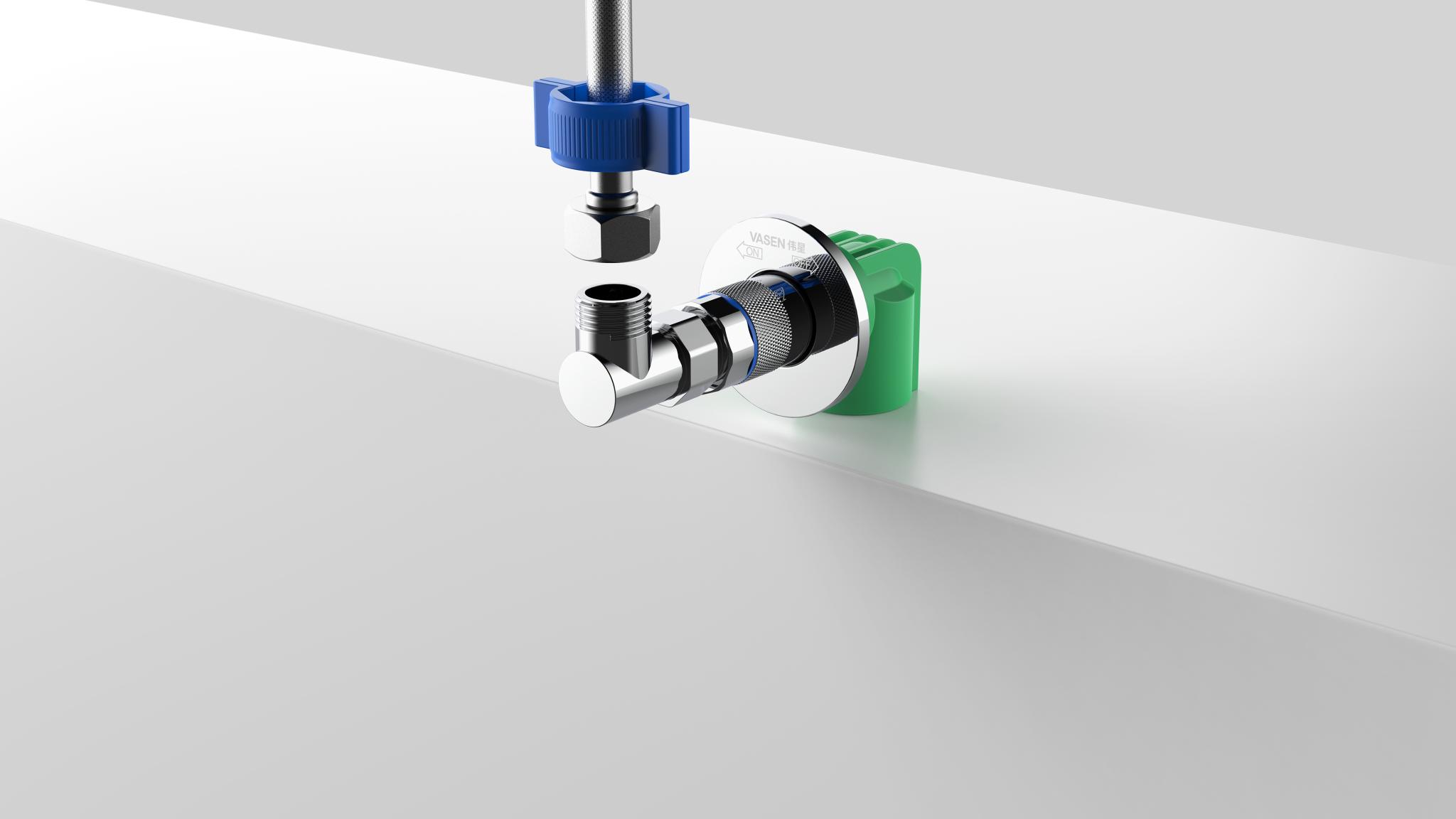 Hidden Series of PP-R Concealed Angle Valves