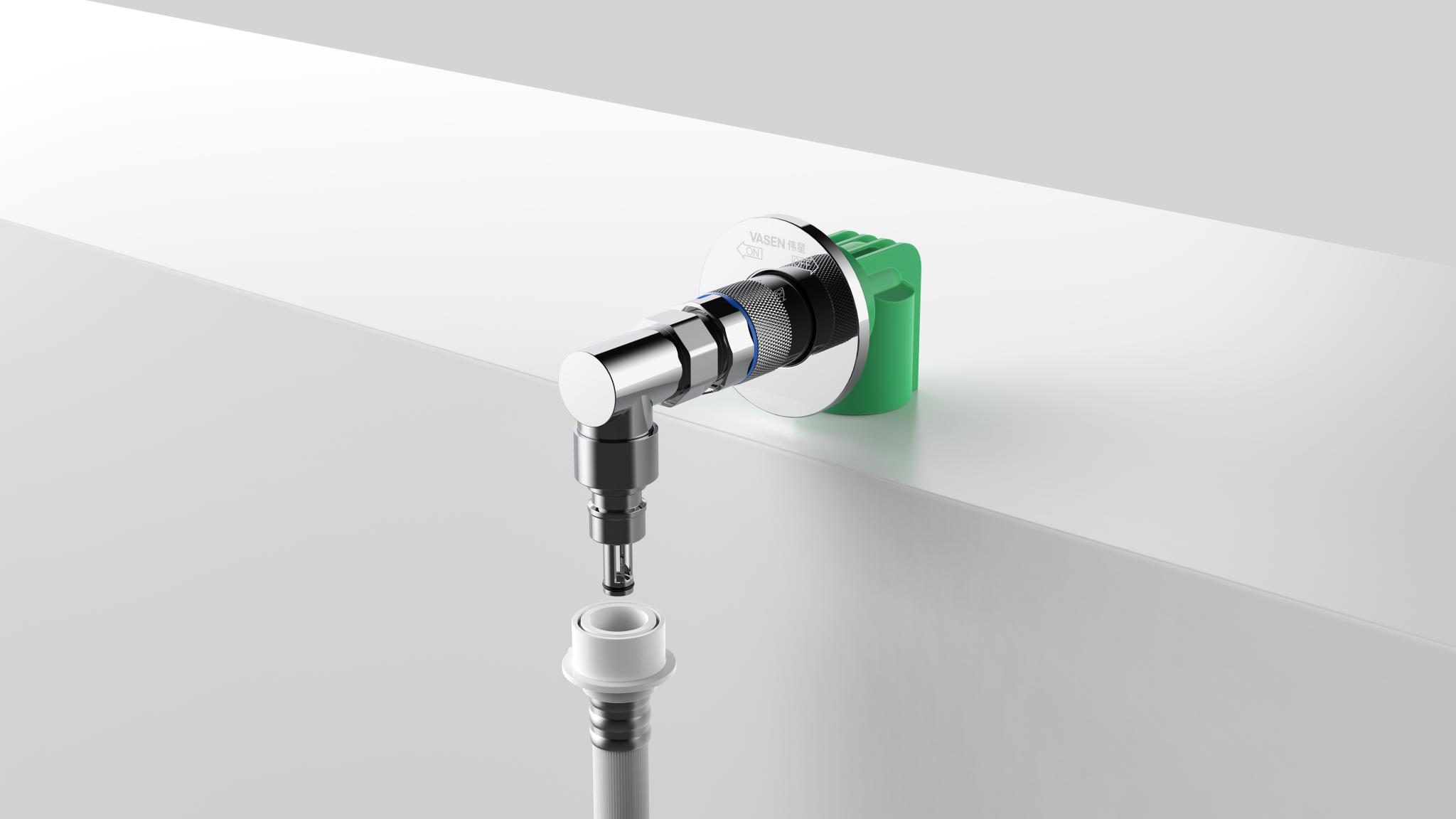 Hidden Series of PP-R Concealed Angle Valves