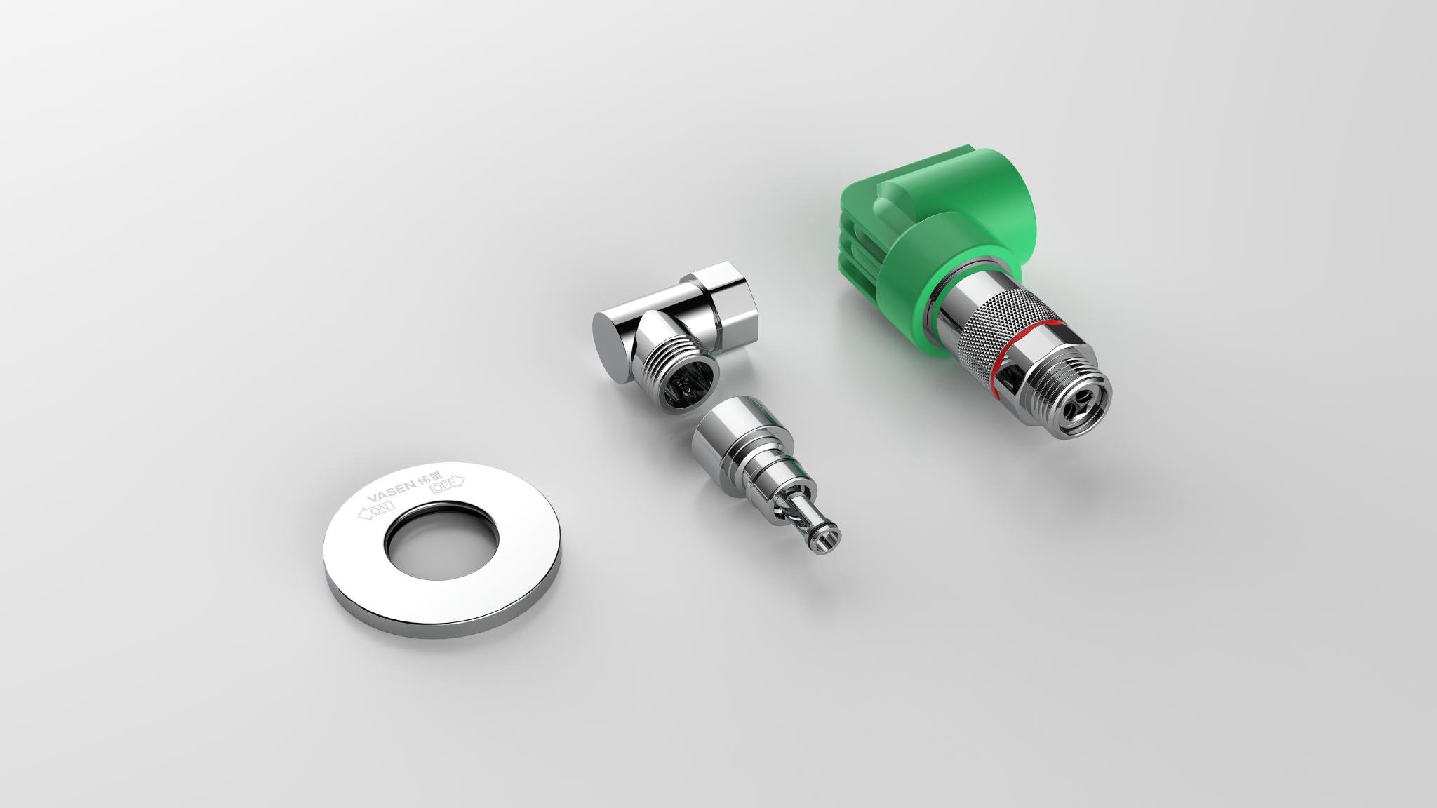 Hidden Series of PP-R Concealed Angle Valves