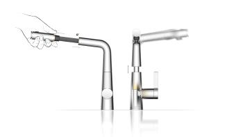 FLIP-series functional bathroom faucet