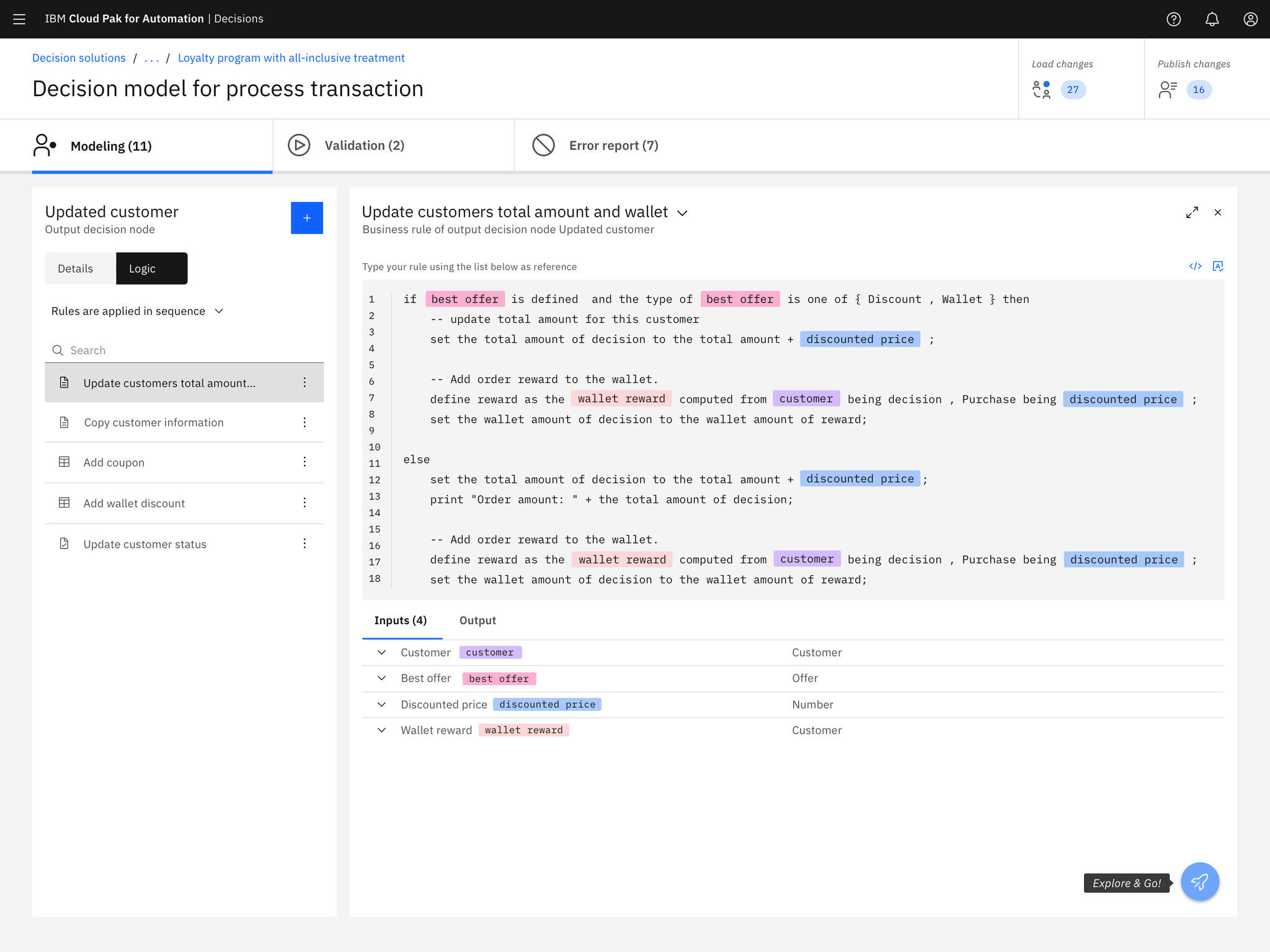 IBM Automation Decision Services