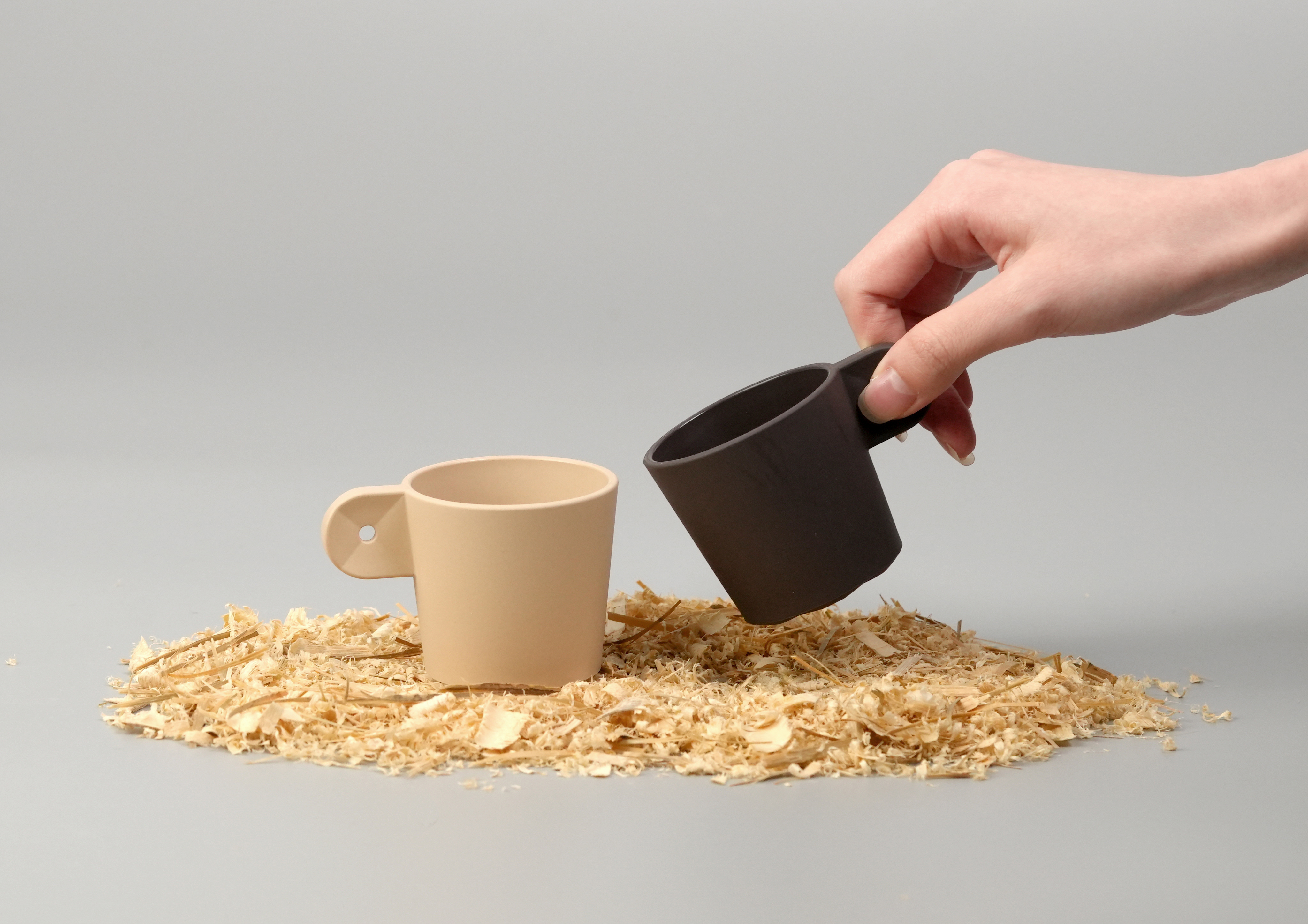 Nature bamboo fiber cup