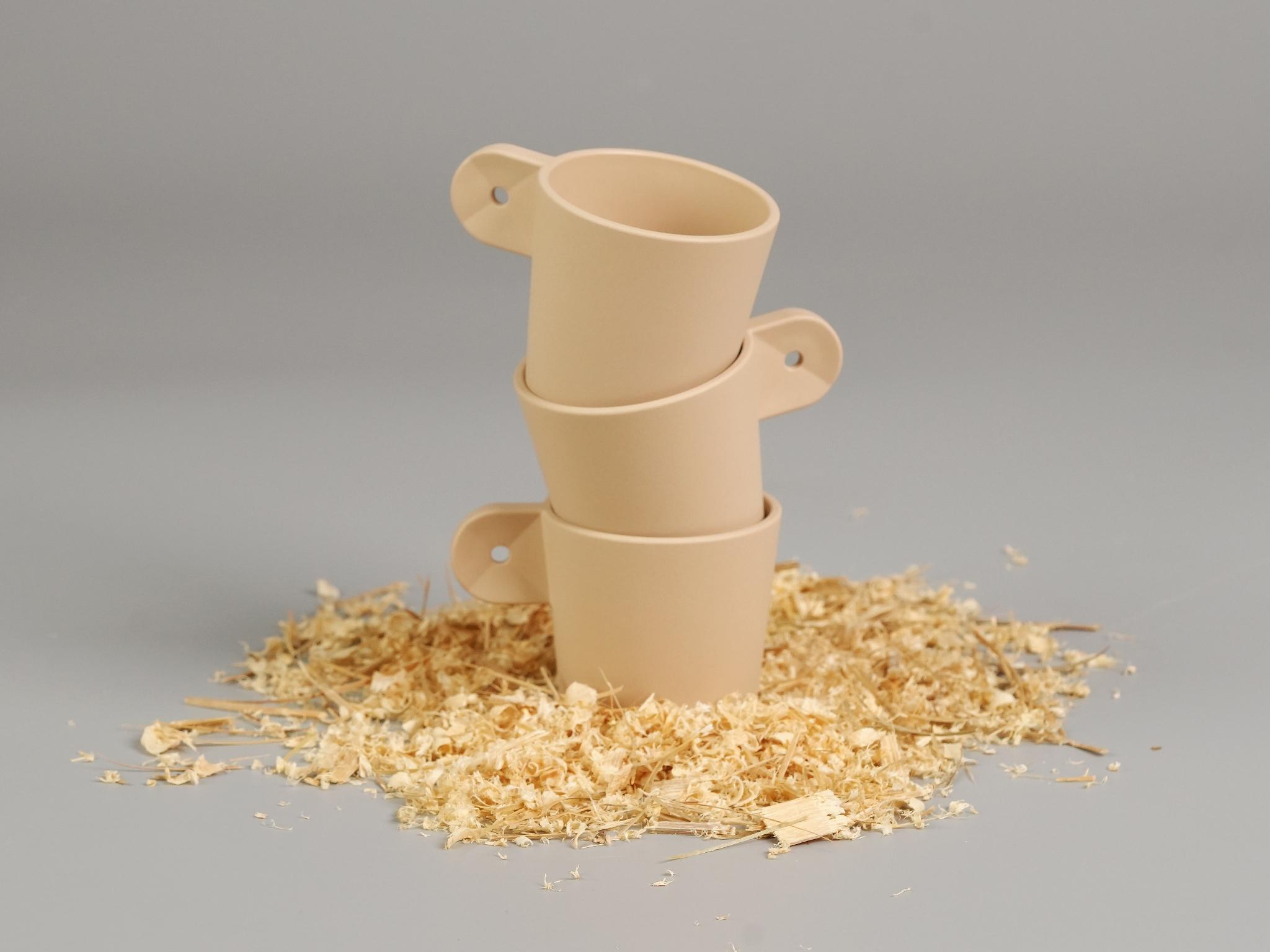 Nature bamboo fiber cup