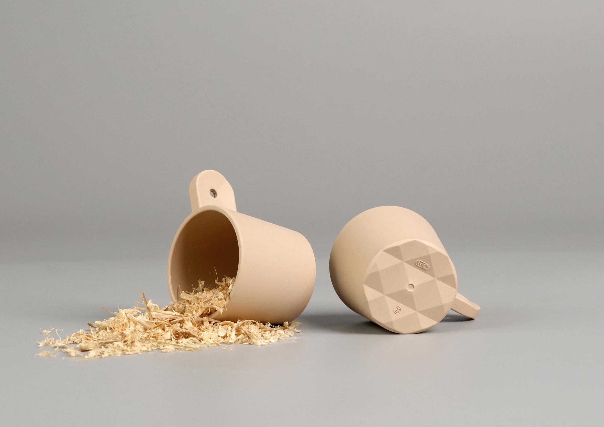 Nature bamboo fiber cup