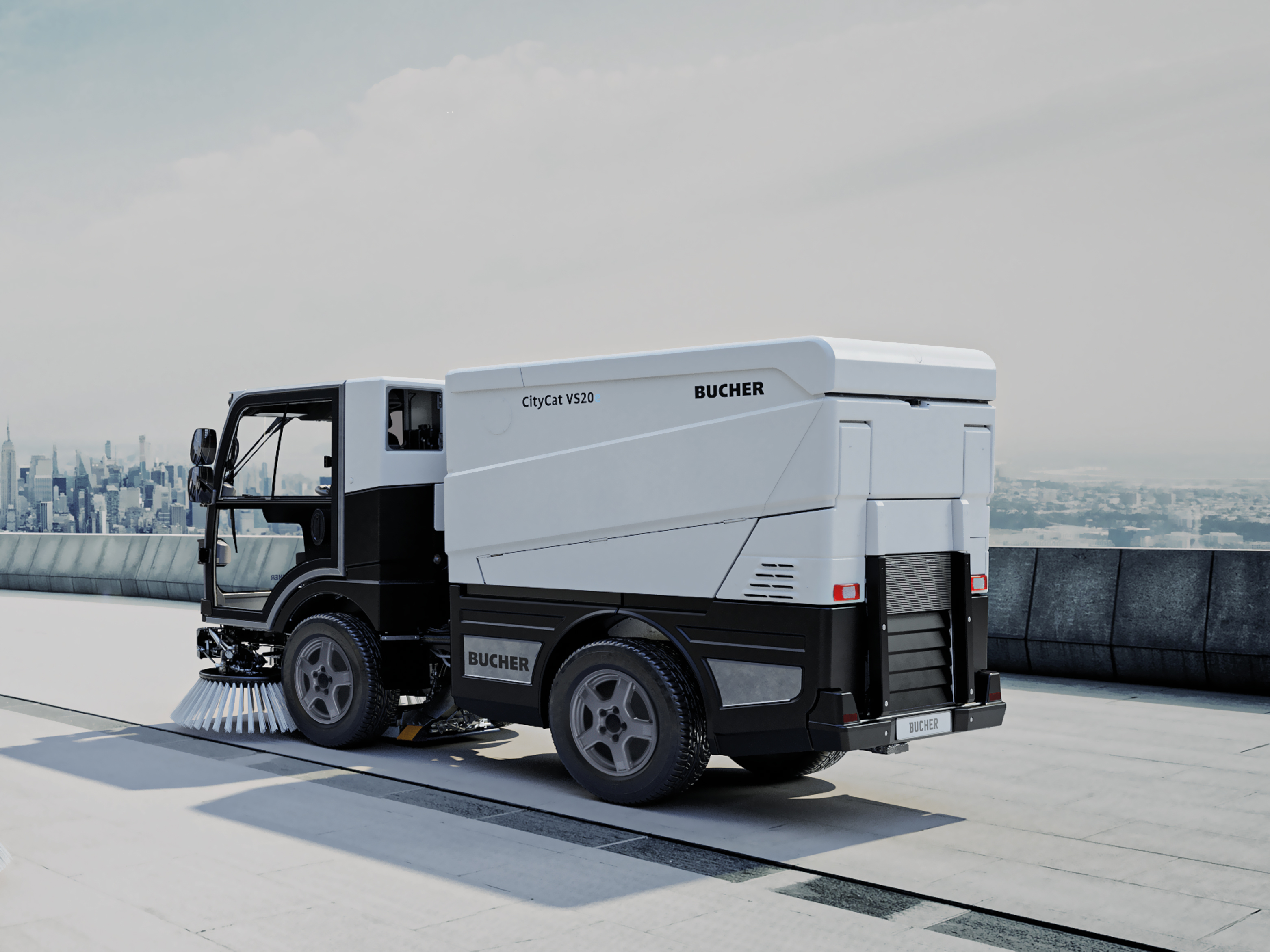 All-electric compact sweepers CityCat V20e & VS20e