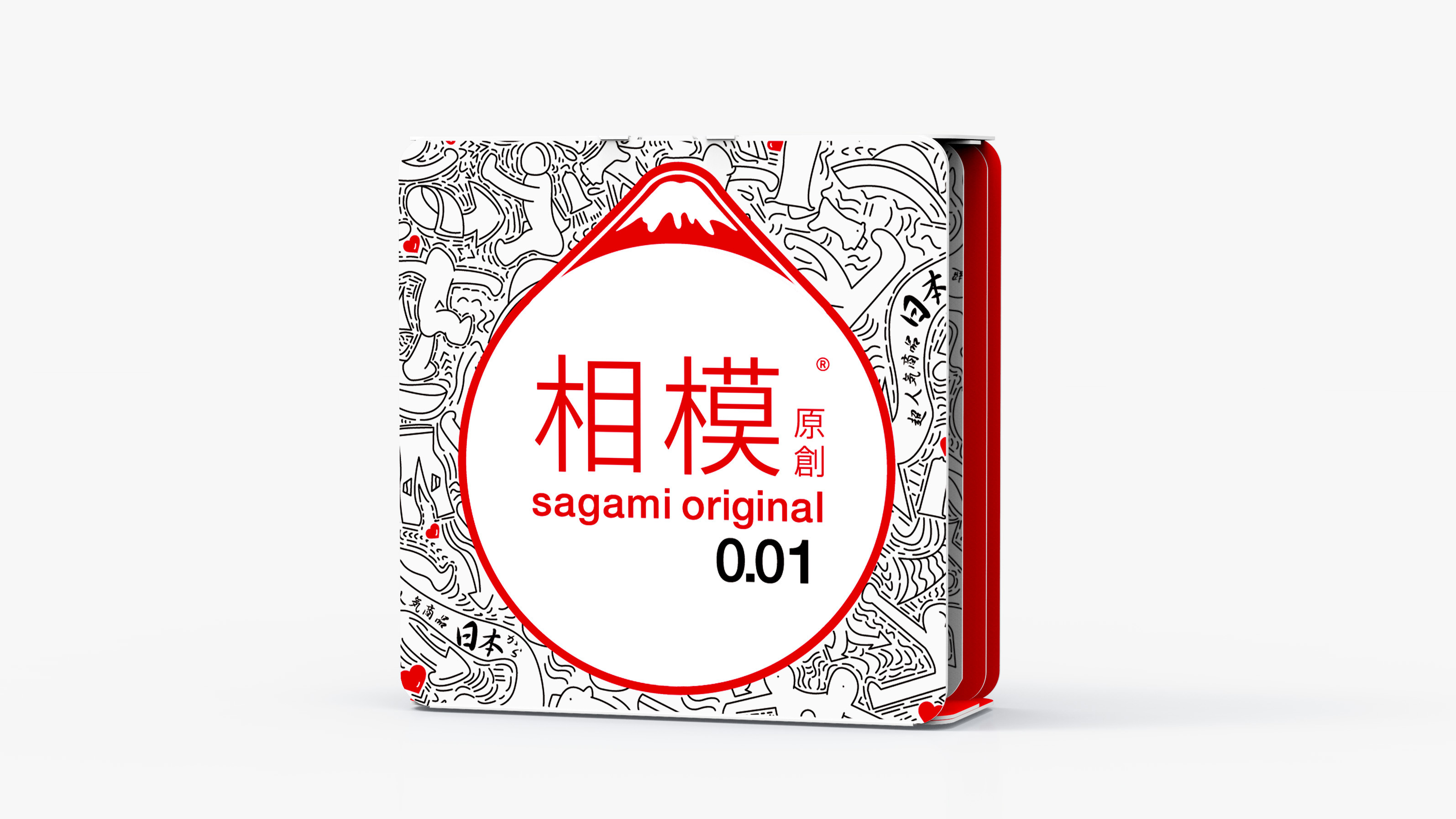 Sagami Original One-paper Condom Packaging