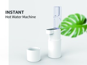Portable instant hot water machine
