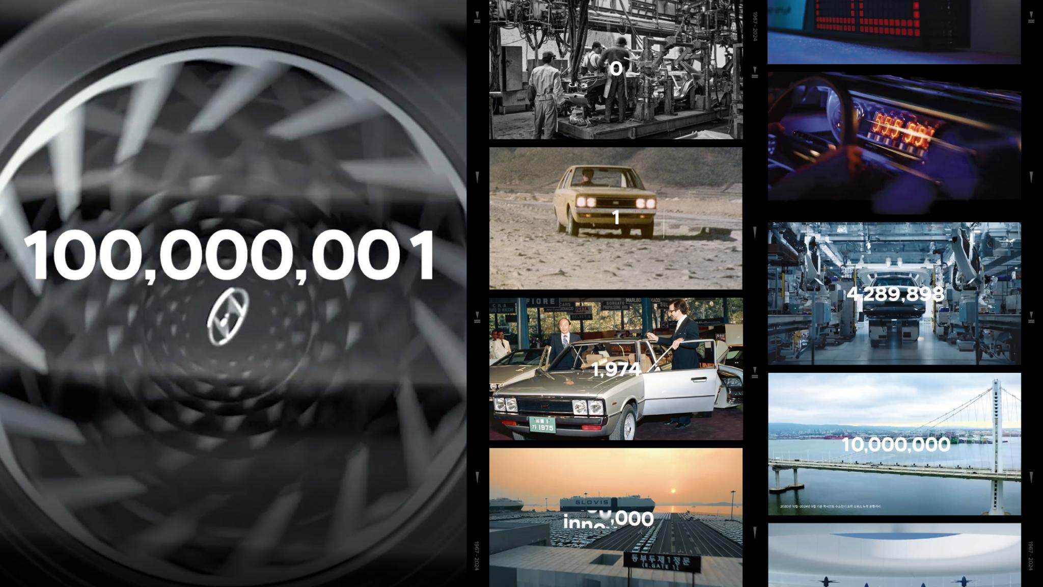 Hyundai Heritage:100 Million Vehicles Produced