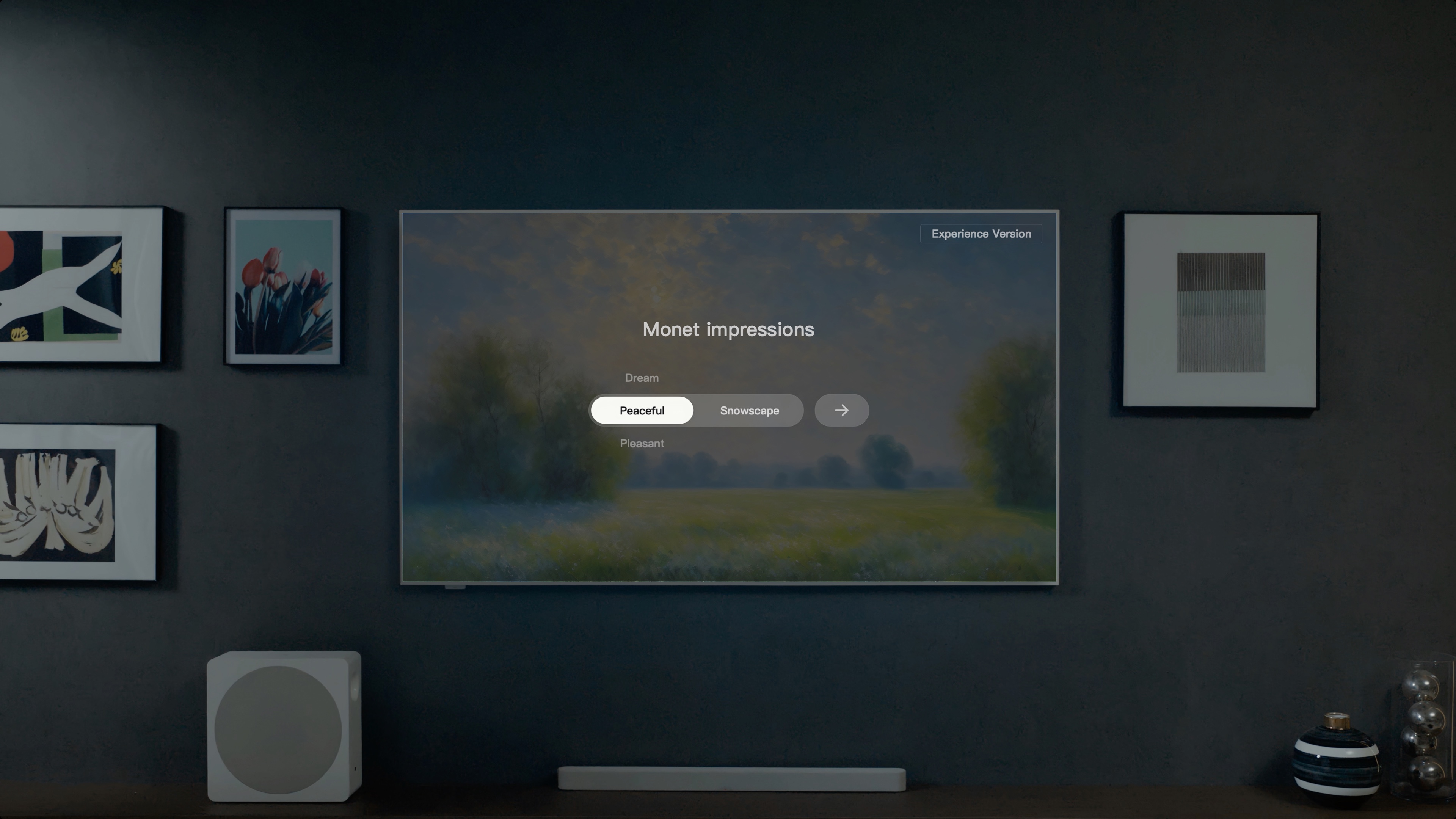 TCL A300 Series NXTFRAME TV UX Design