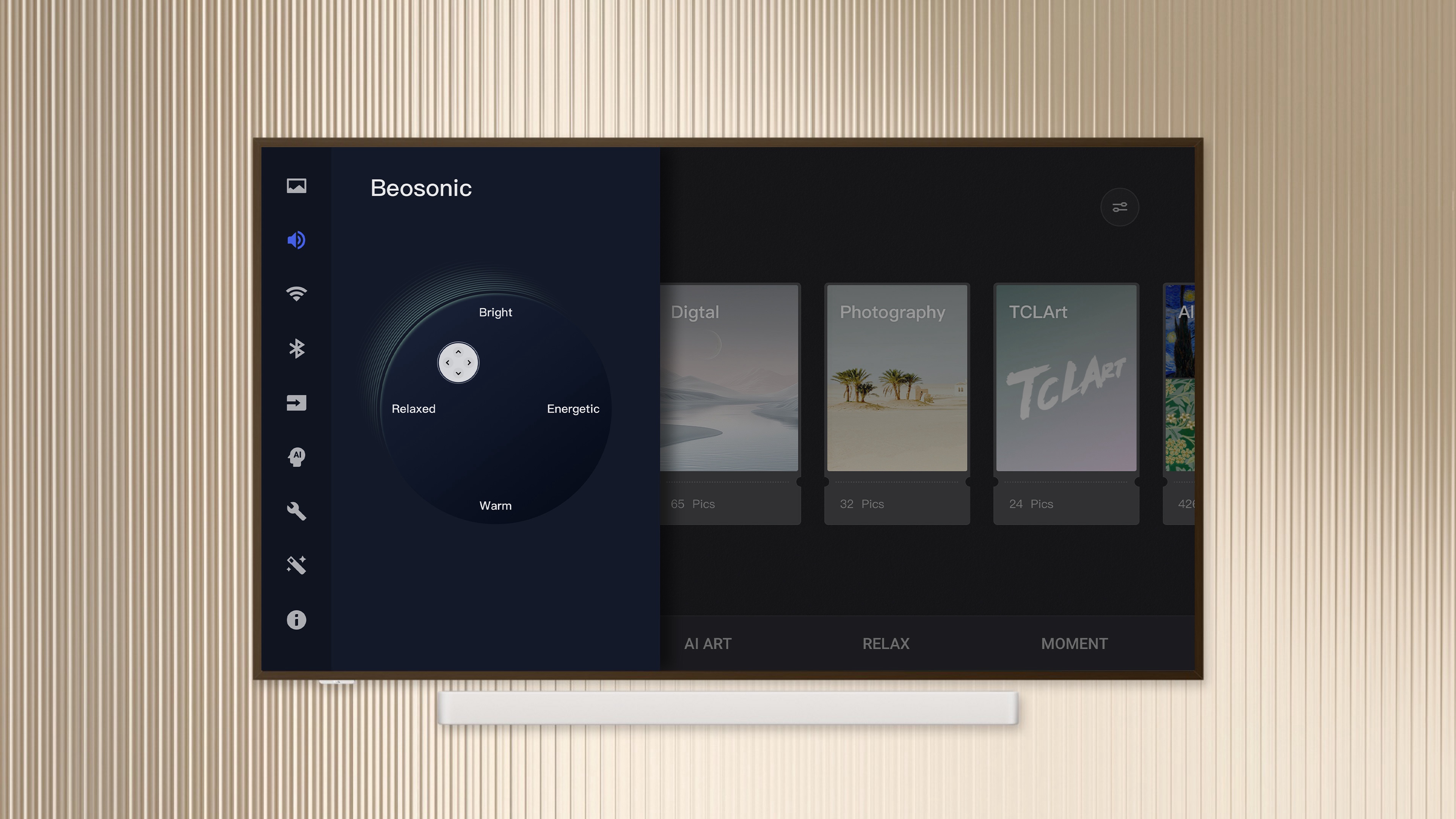 TCL A300 Series NXTFRAME TV UX Design