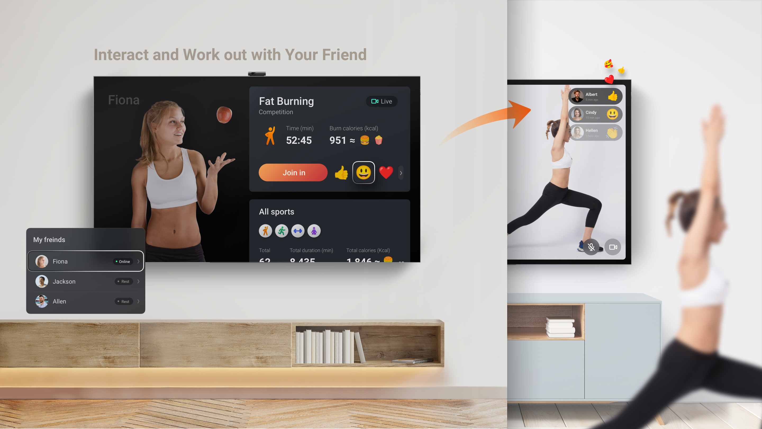 TCL HEALTH HUB - Home Fitness Experience