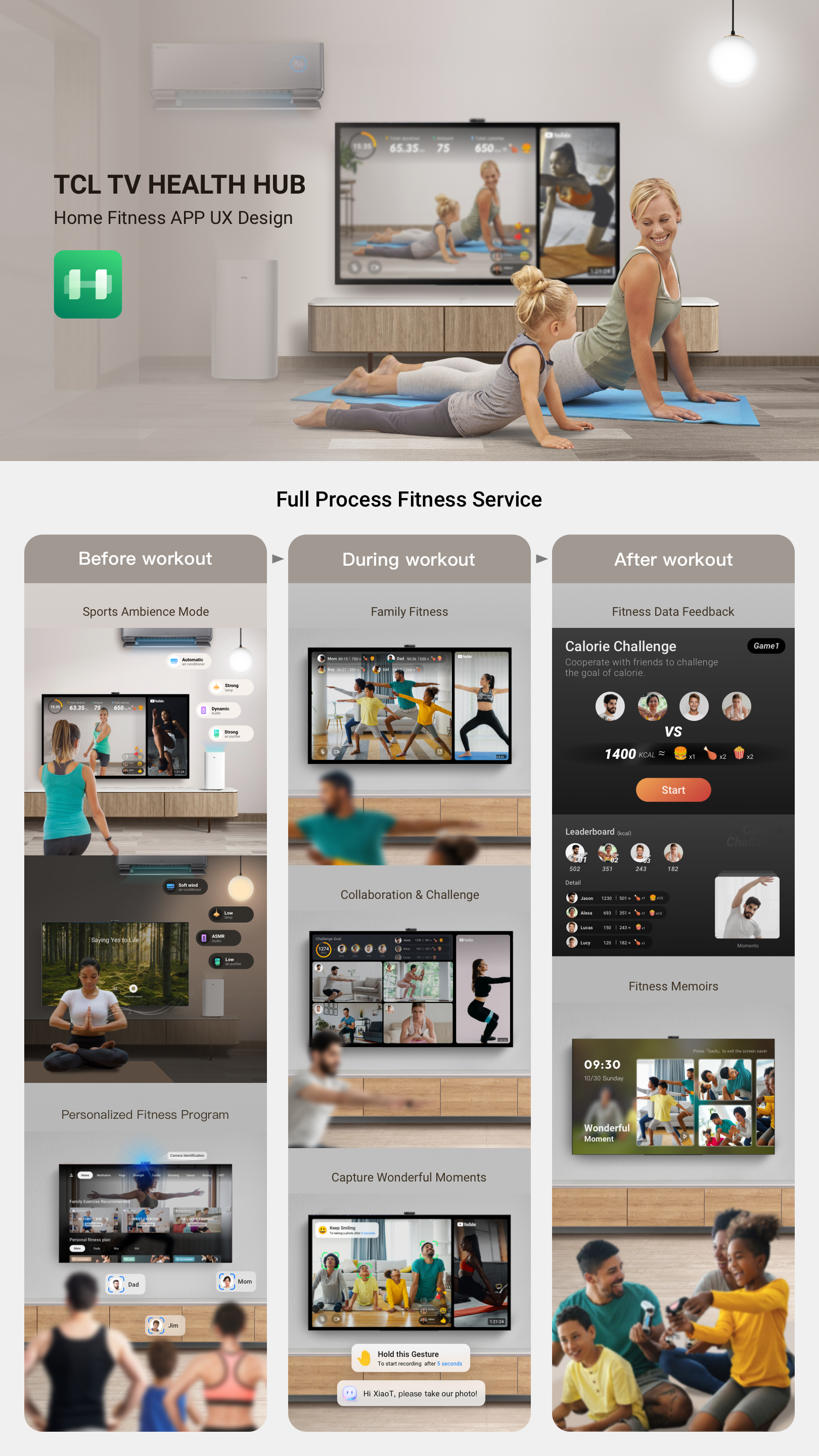 TCL HEALTH HUB - Home Fitness Experience