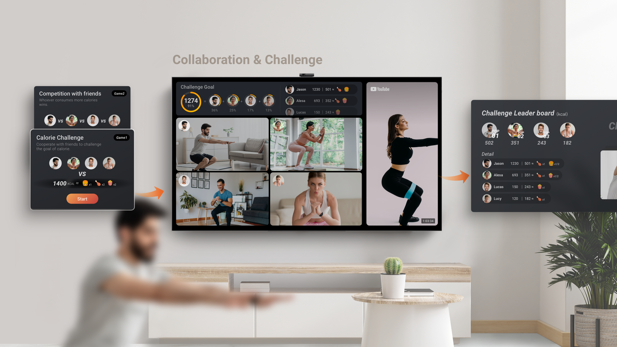 TCL HEALTH HUB - Home Fitness Experience