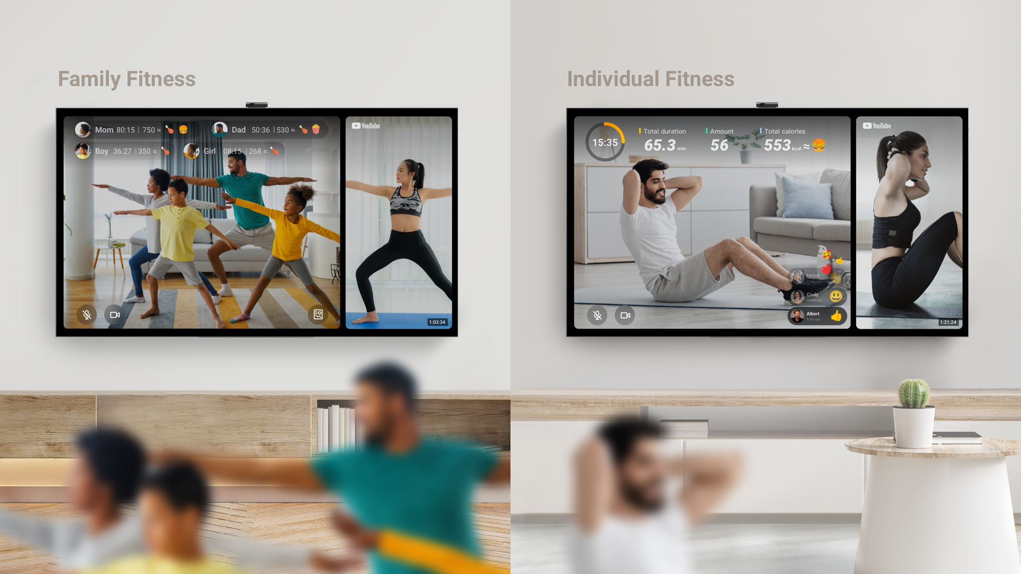 TCL HEALTH HUB - Home Fitness Experience