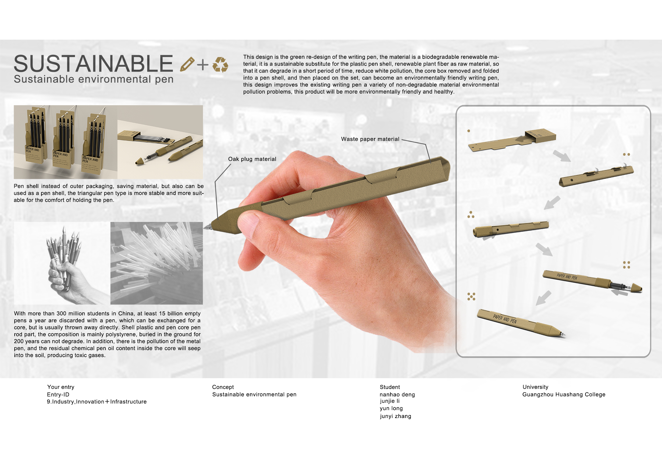 Sustainable Environmental Pen