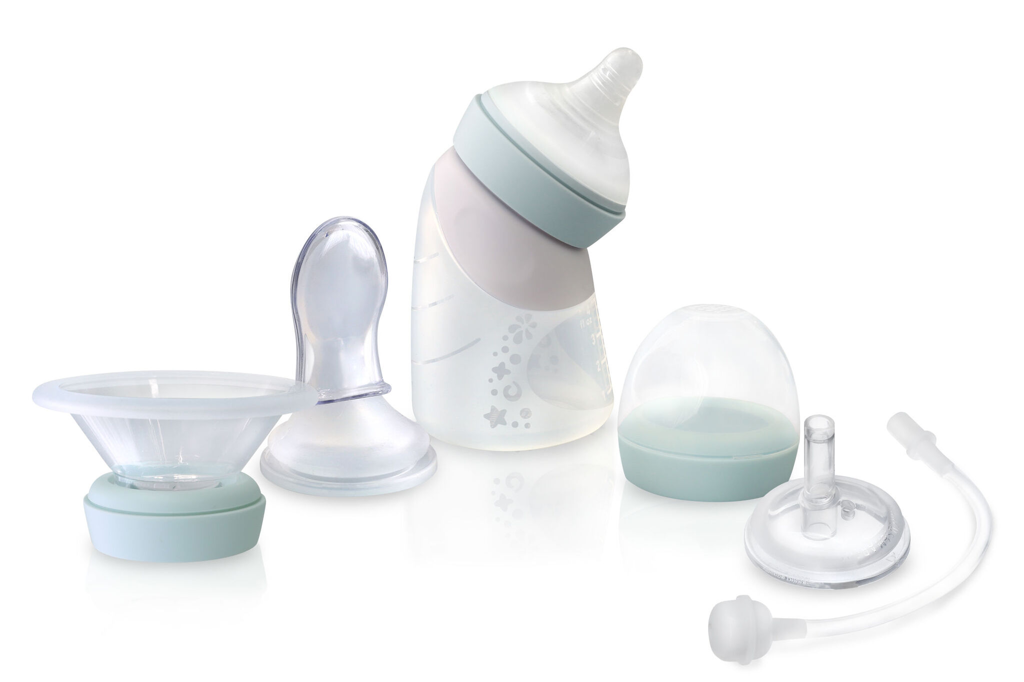 Silicone Angled Feeding Bottle Series