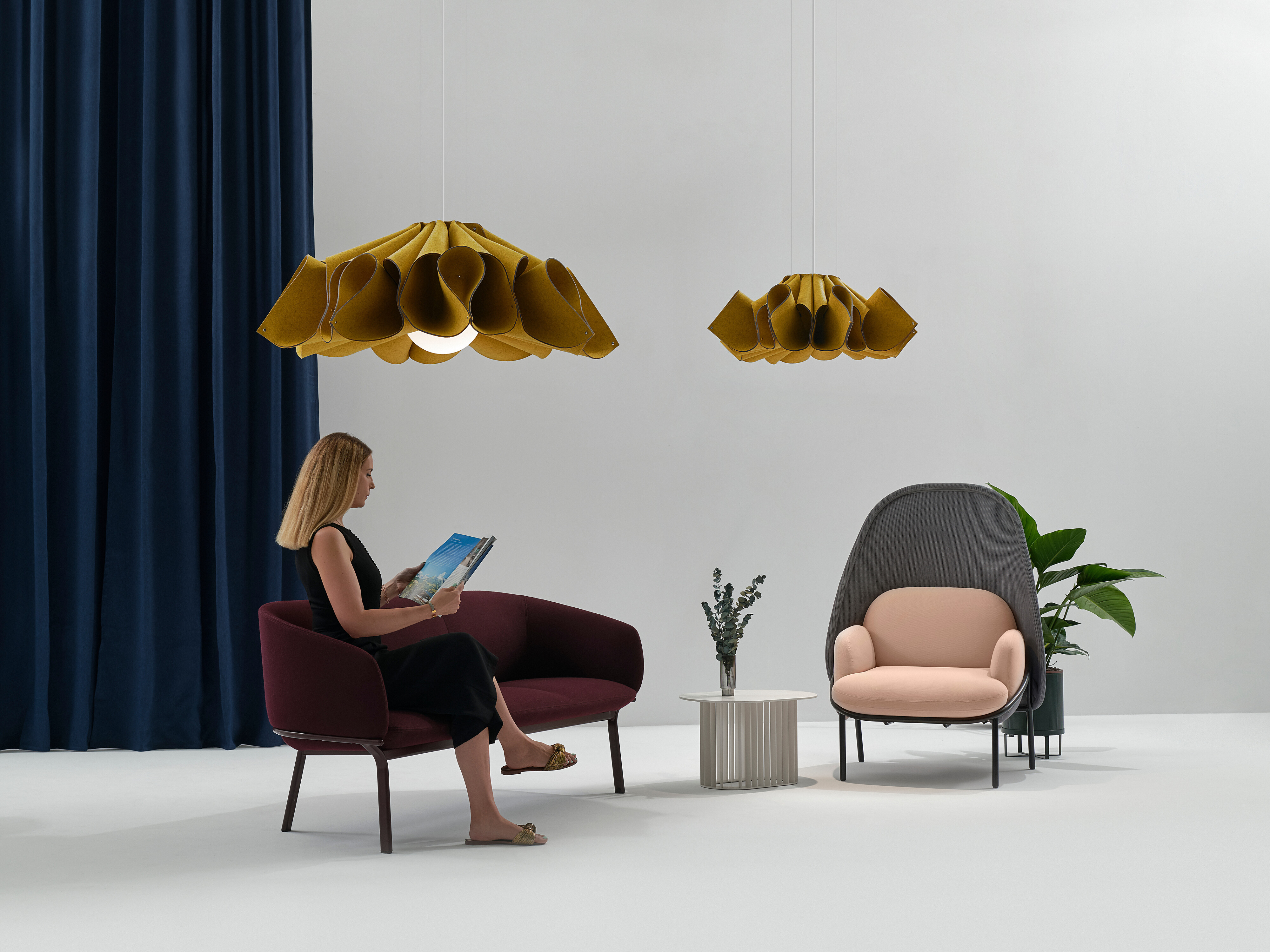 Bloom Collection Acoustic Office Luminaires