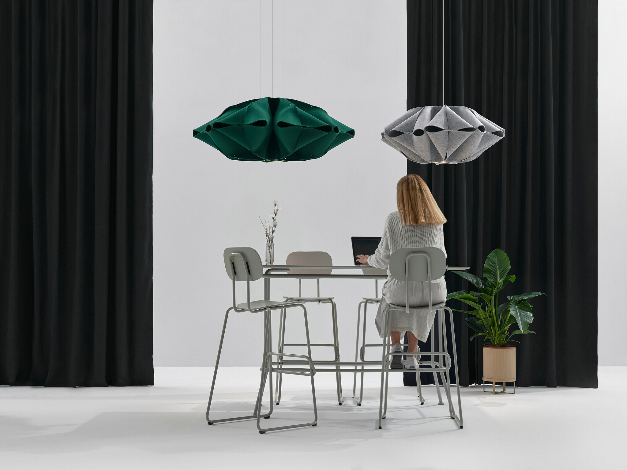Bloom Collection Acoustic Office Luminaires