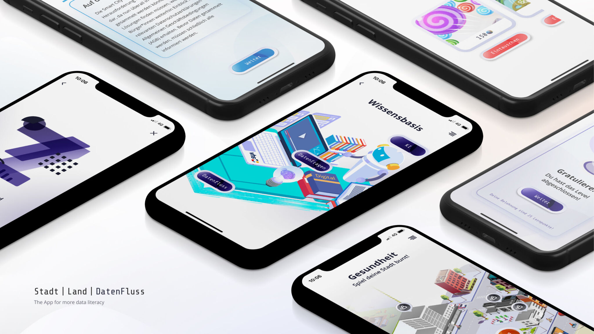 Stadt | Land | DatenFluss App