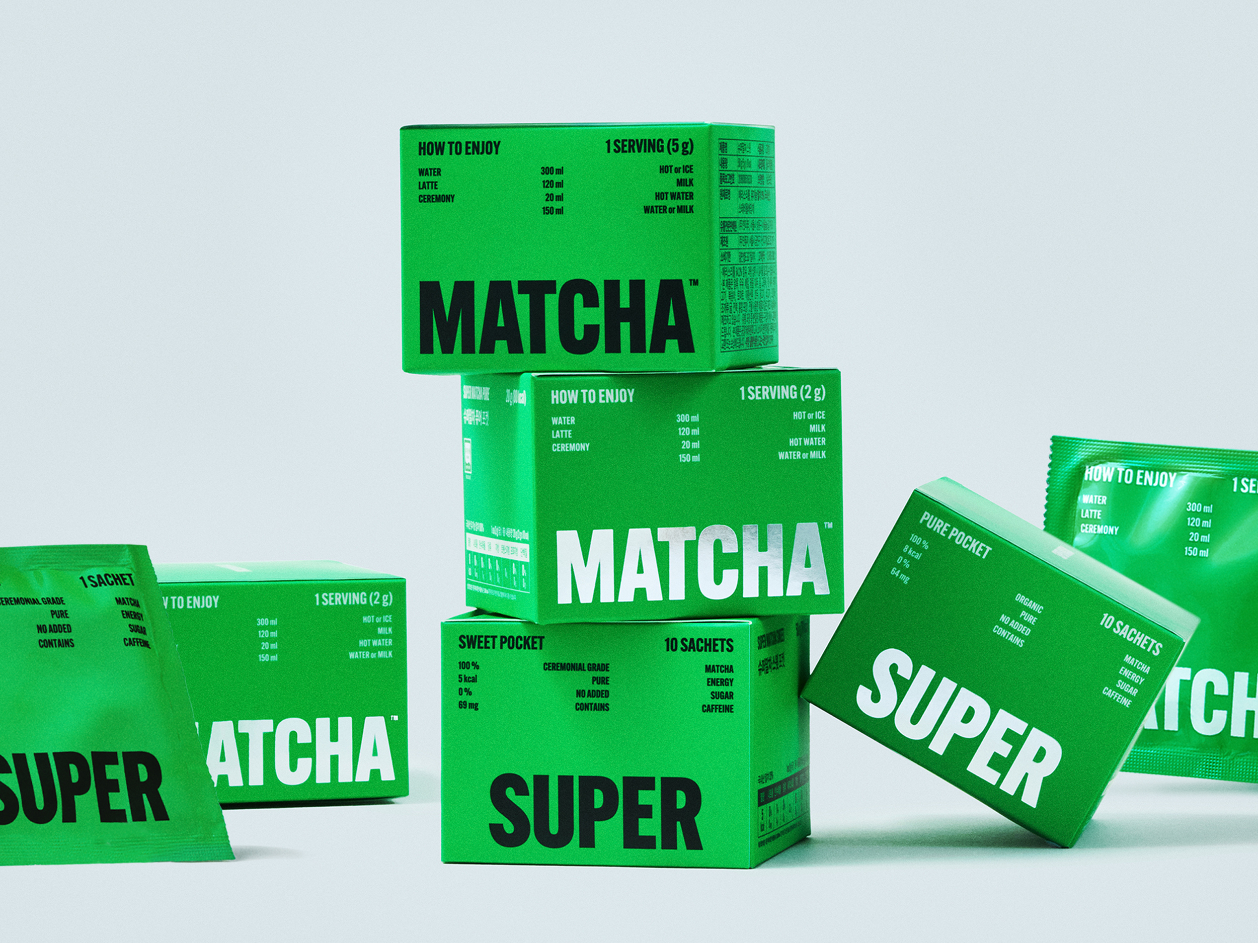 SUPER MATCHA 2.0: Brand Identity Renewal Design