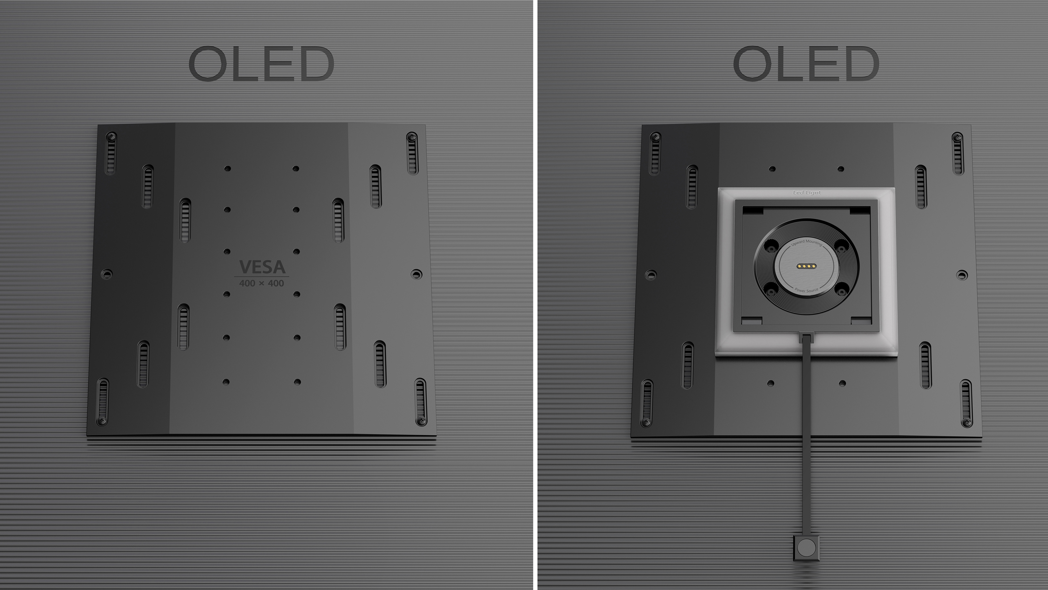 Electrically adjustable TV wall mount