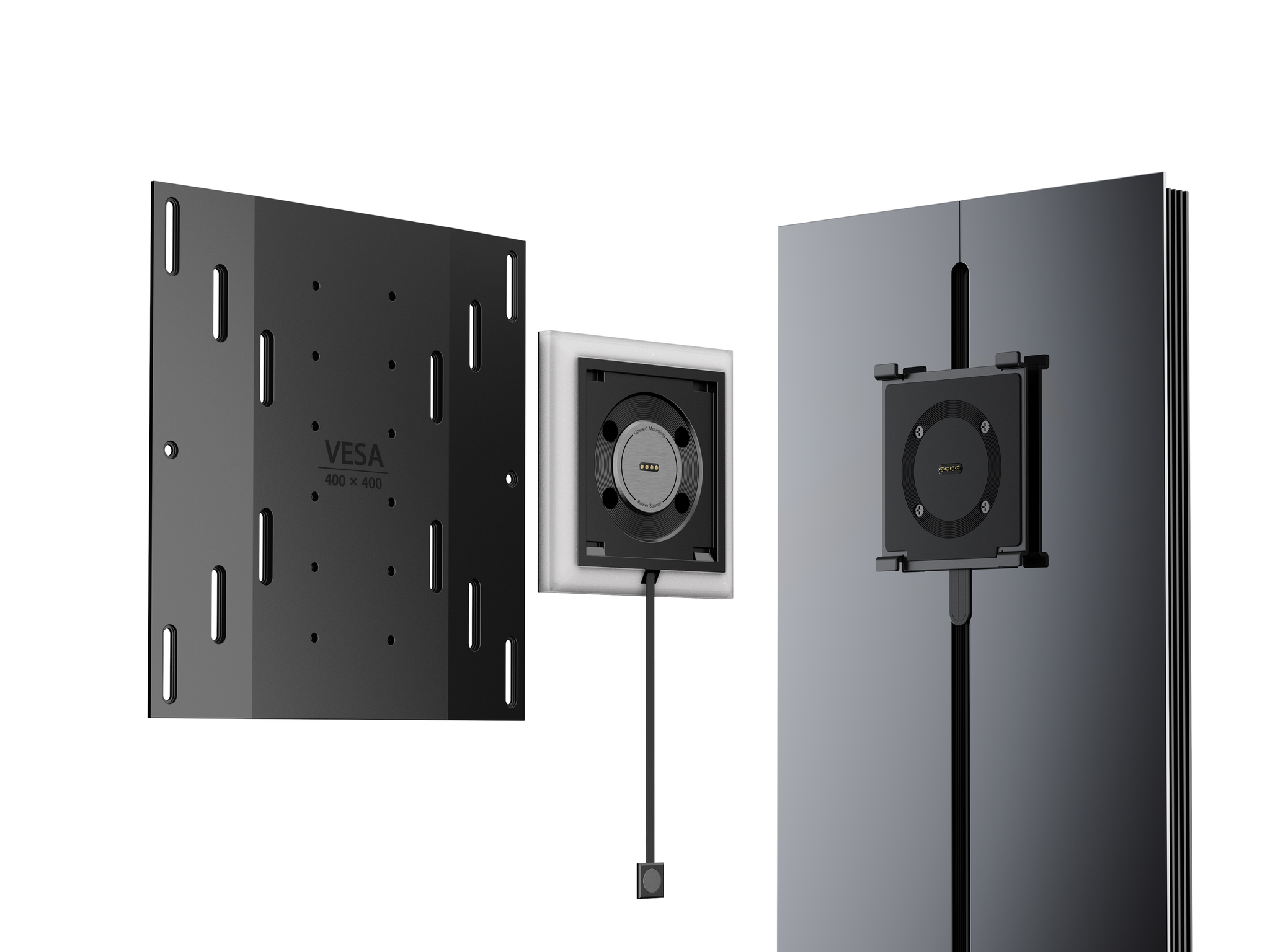 Electrically adjustable TV wall mount