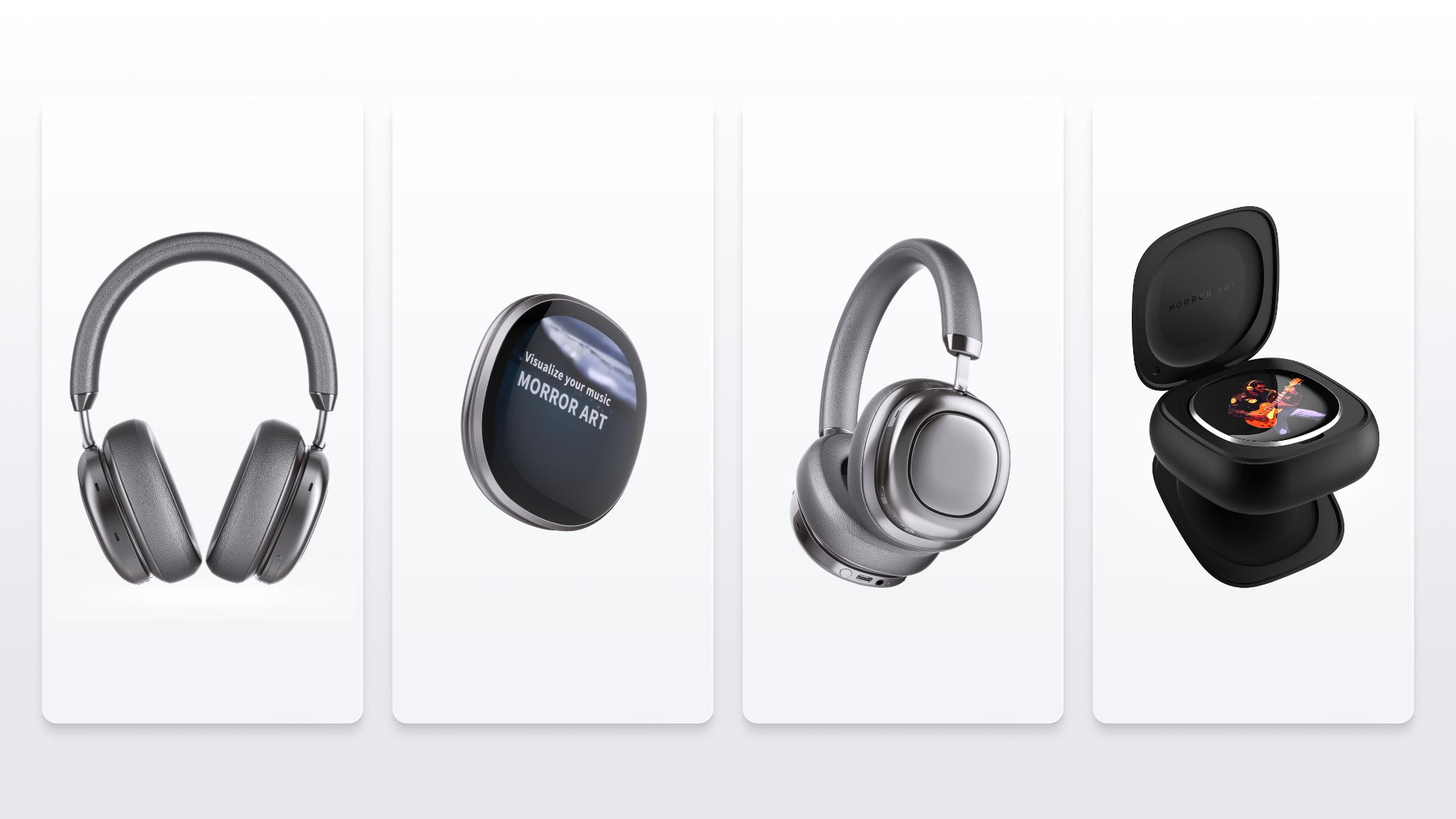 MORROR ART VWS Wireless BT Display Headphones X1