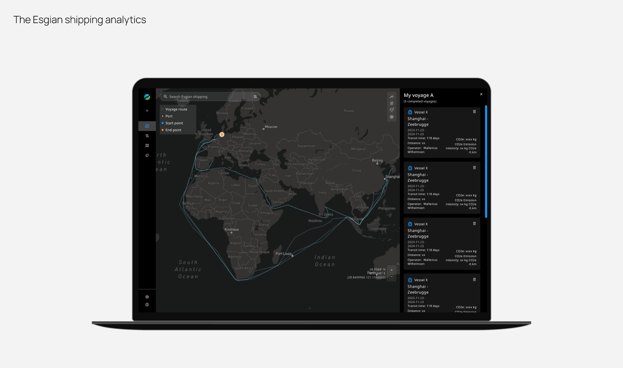 Esgian shipping analytics