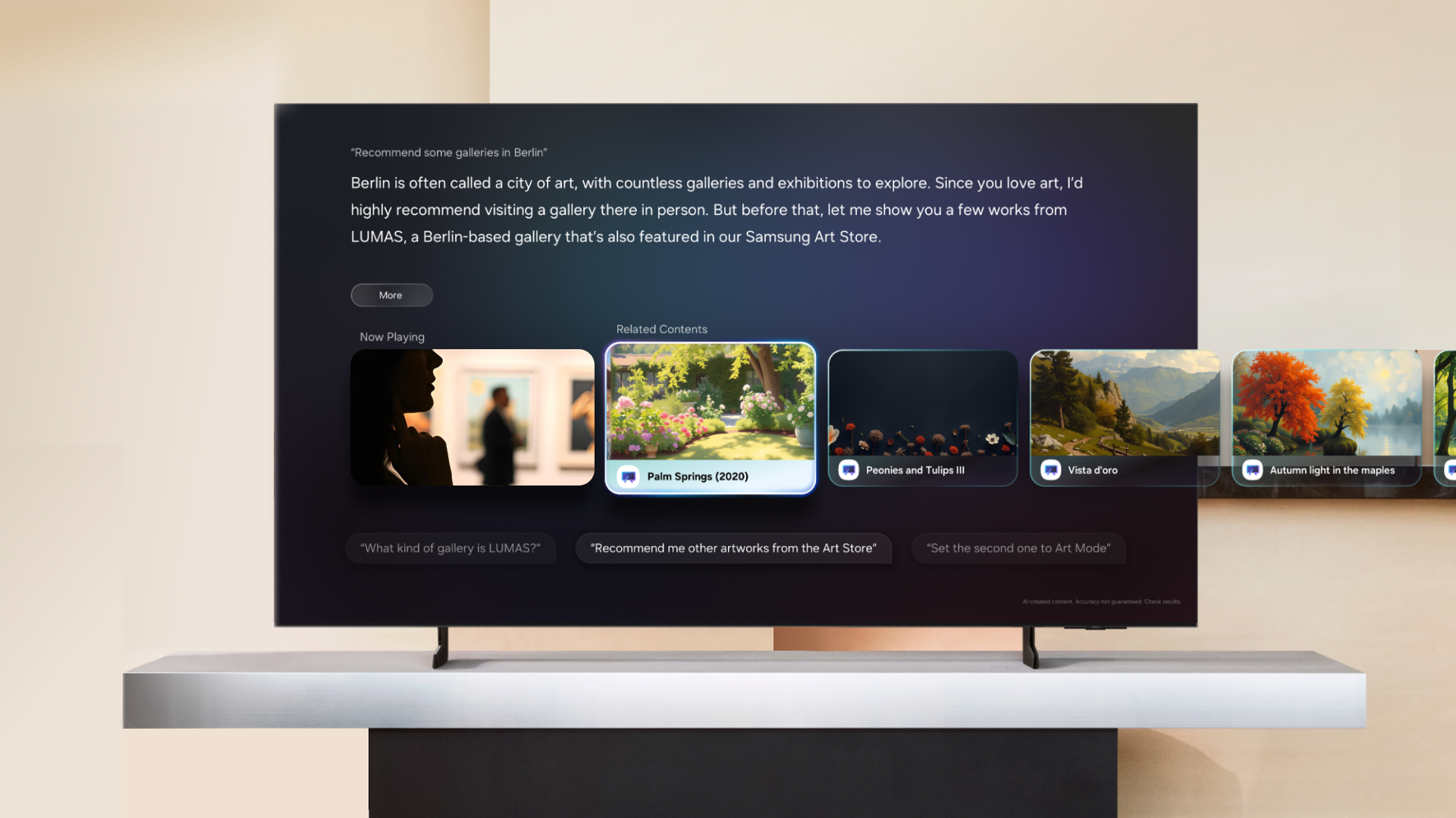 Samsung Vision AI TV