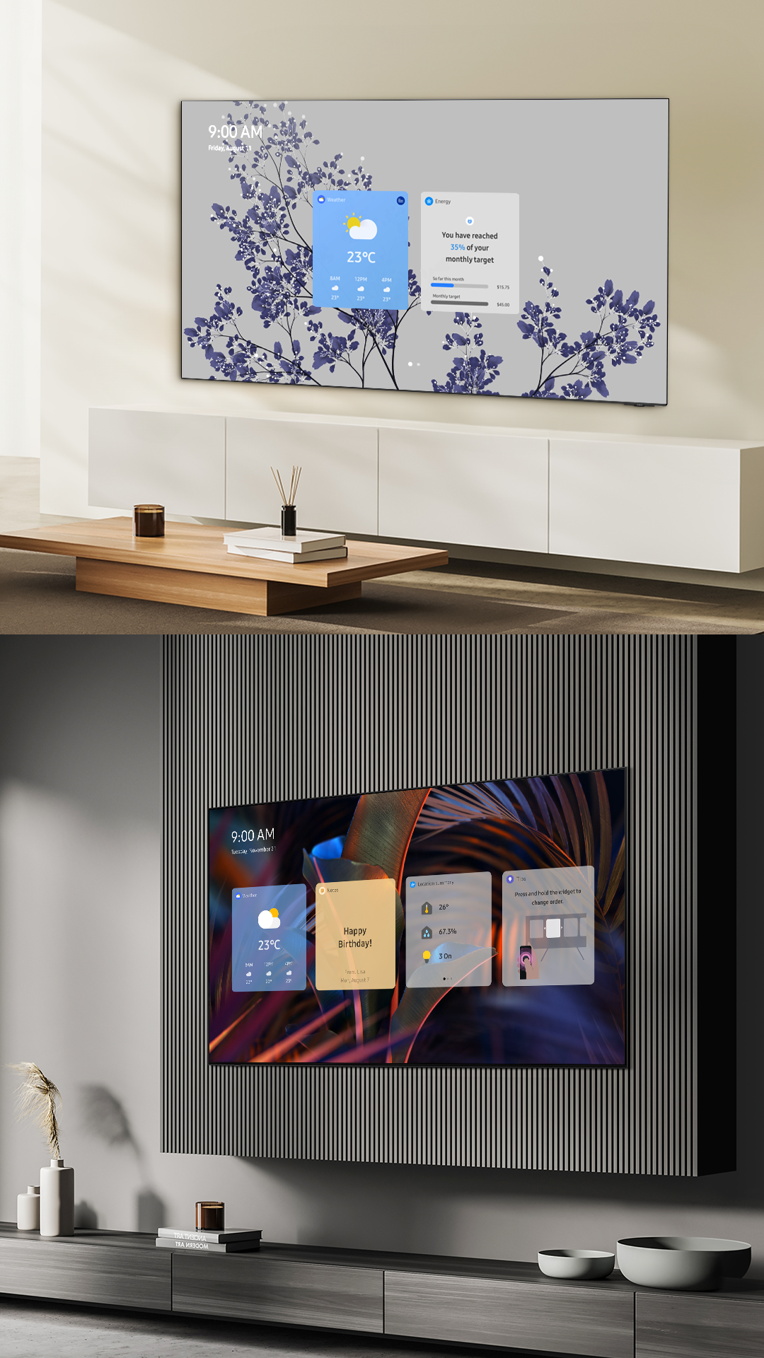 Ambient Info [Now+] : Everyday AI screen UX