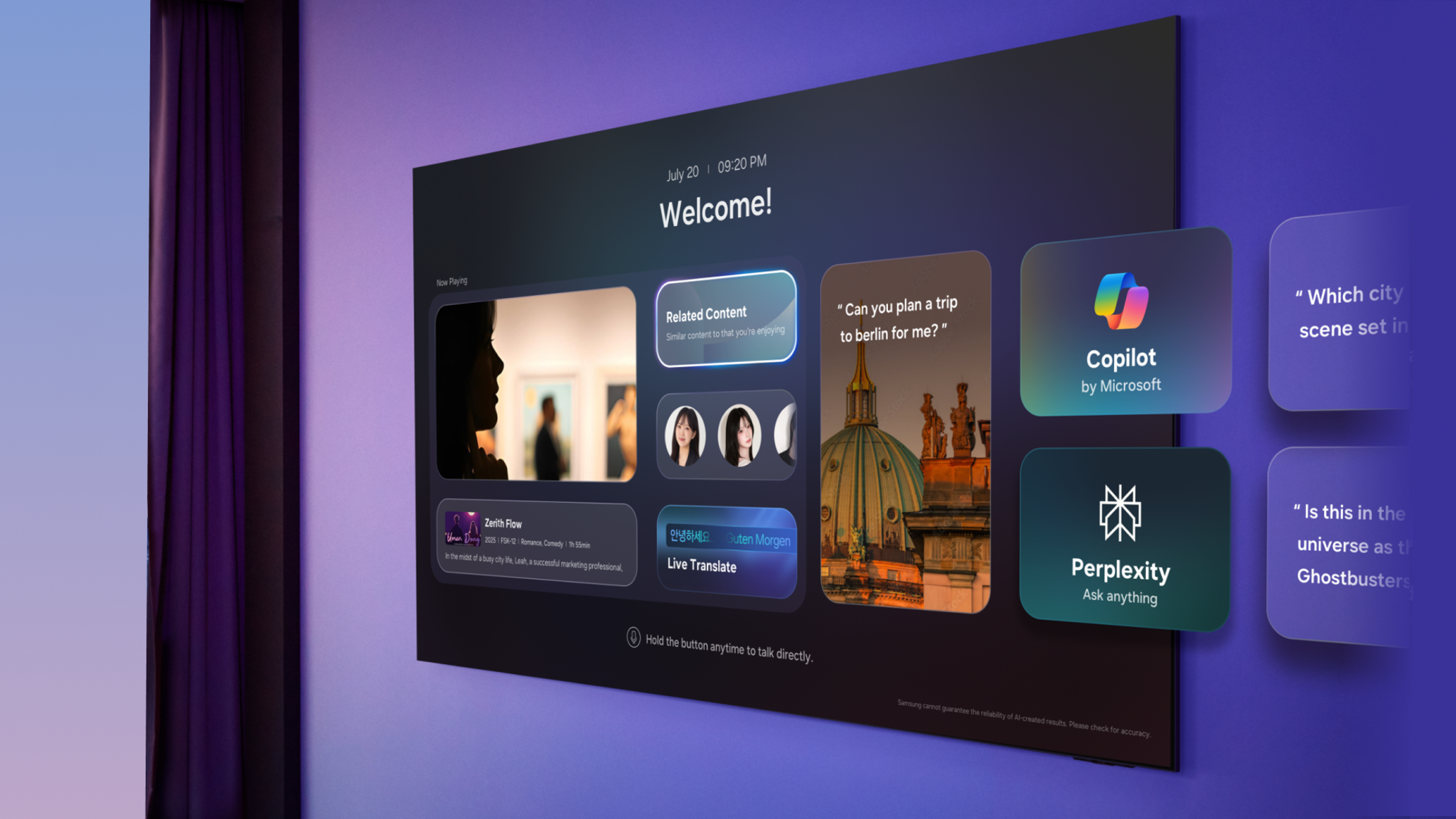 Samsung Vision AI TV