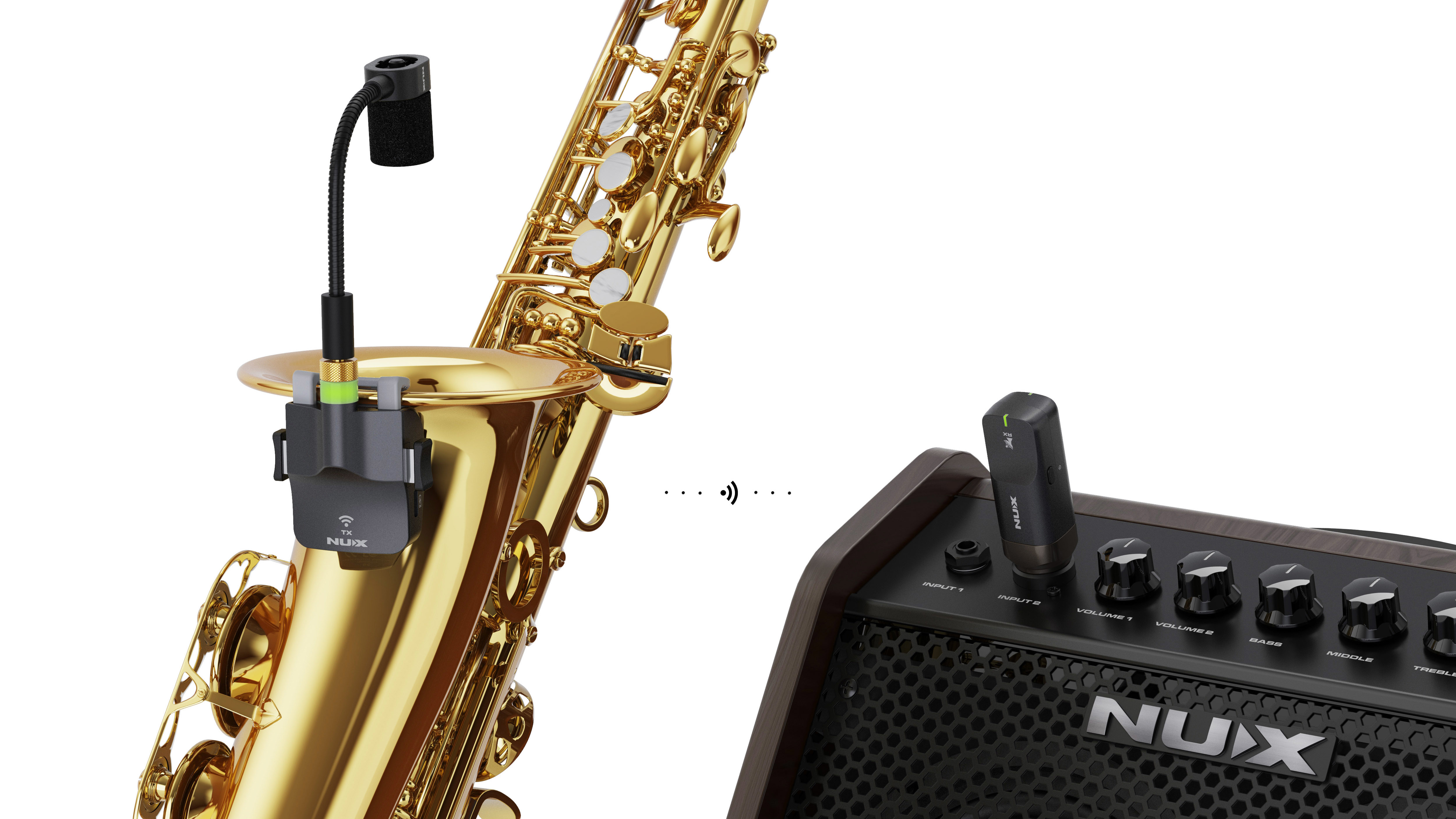 NUX B-6 Wireless System for Saxophone