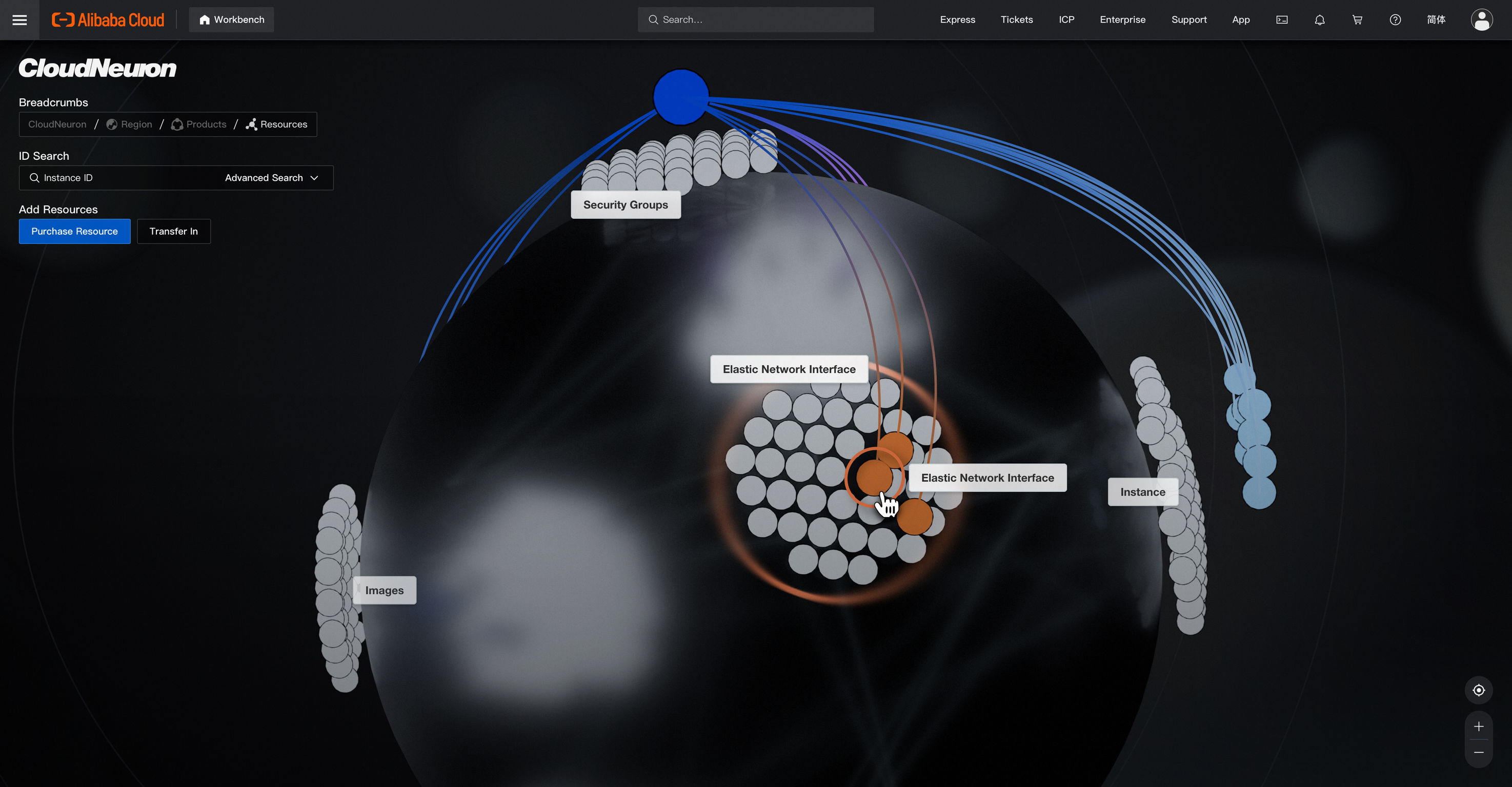 Alibaba Cloud Console - CloudNeuron