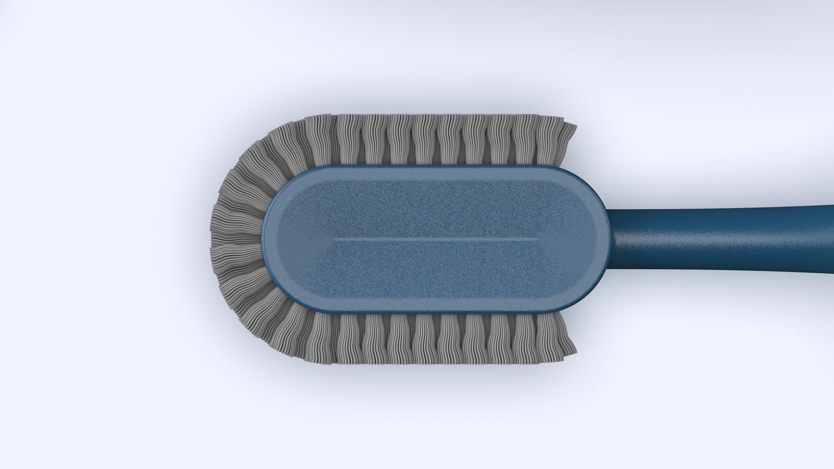 U-shaped soft-bristle shoe brush