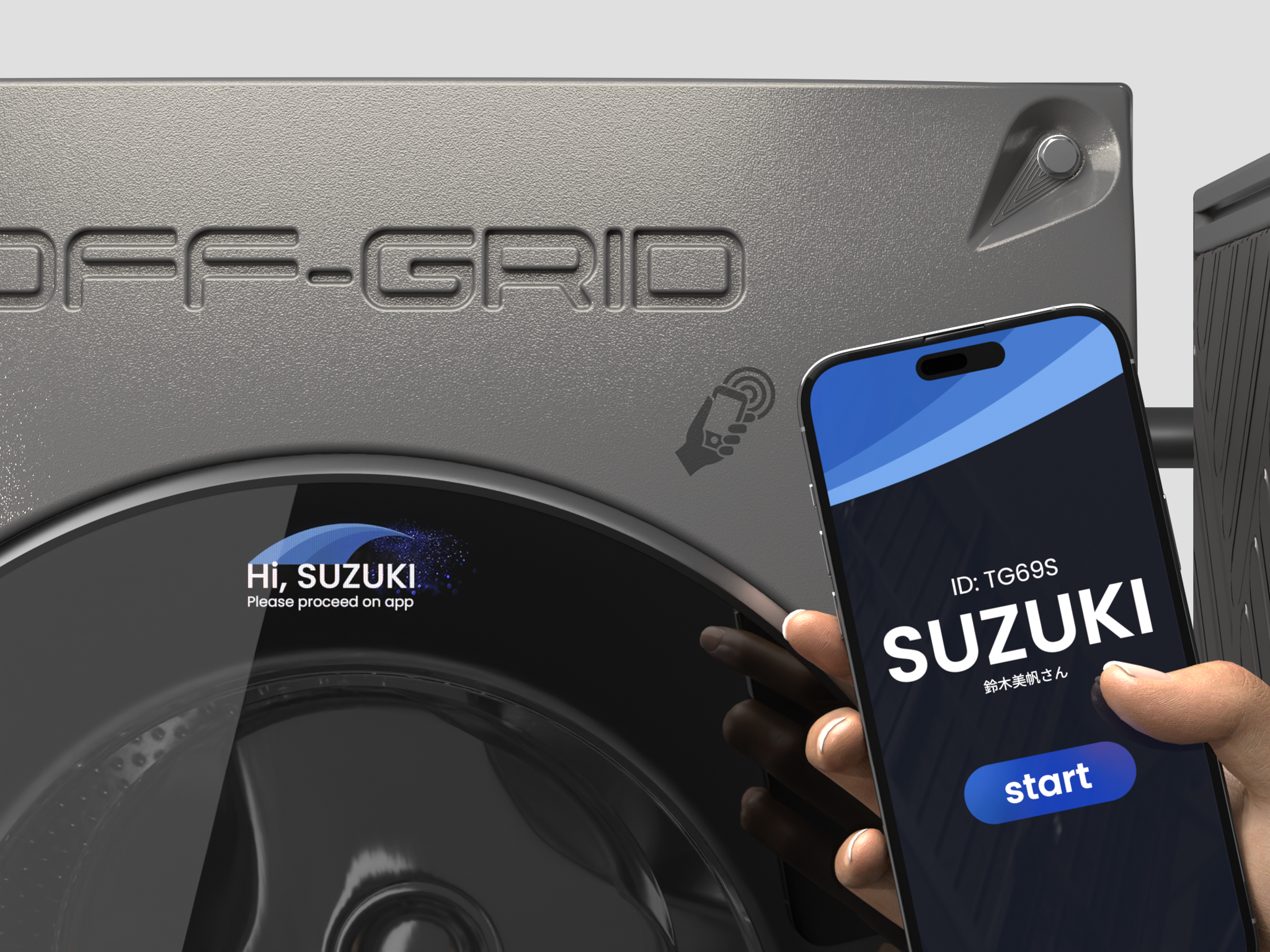 "OFF-GRID" Laundry Base for Disaster Resilience